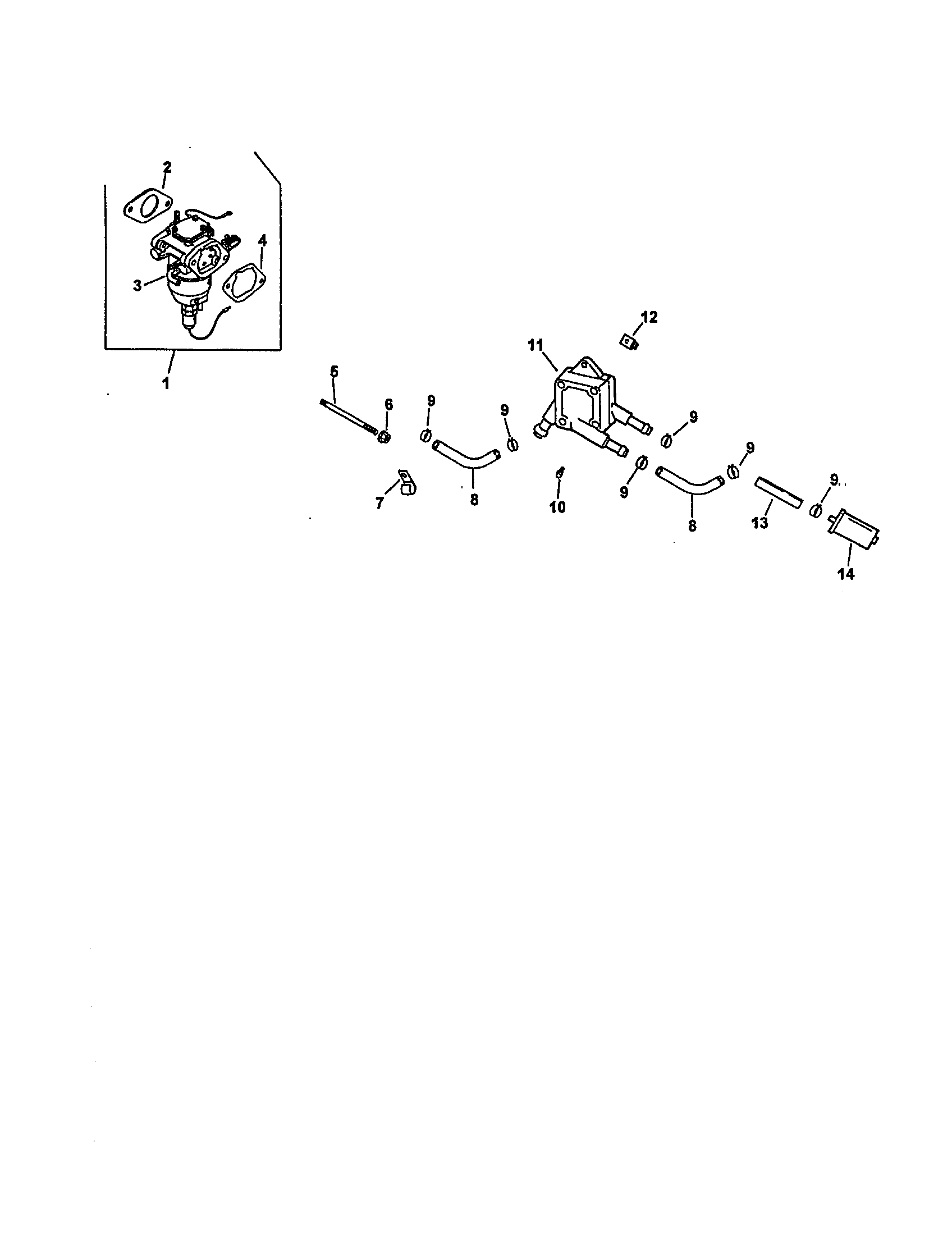 Craftsman 917273011 fuel system diagram