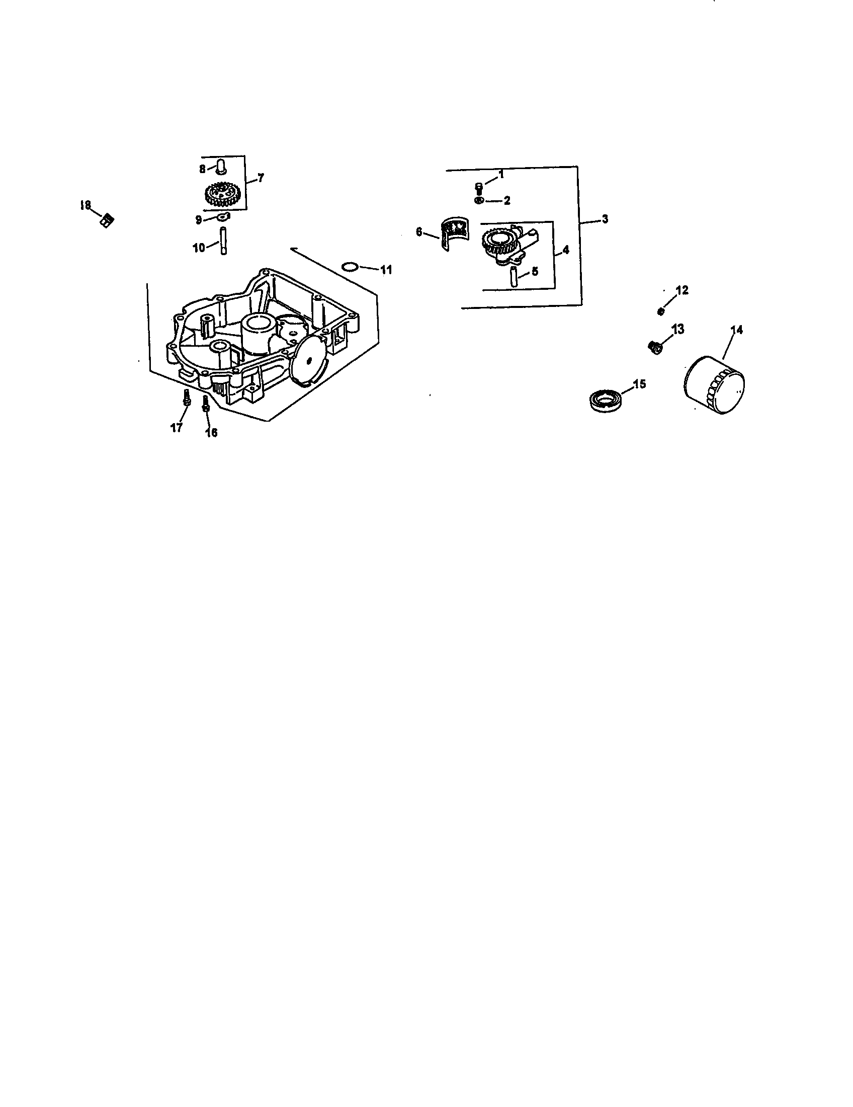 Craftsman 917273110 oil pan lubrication diagram