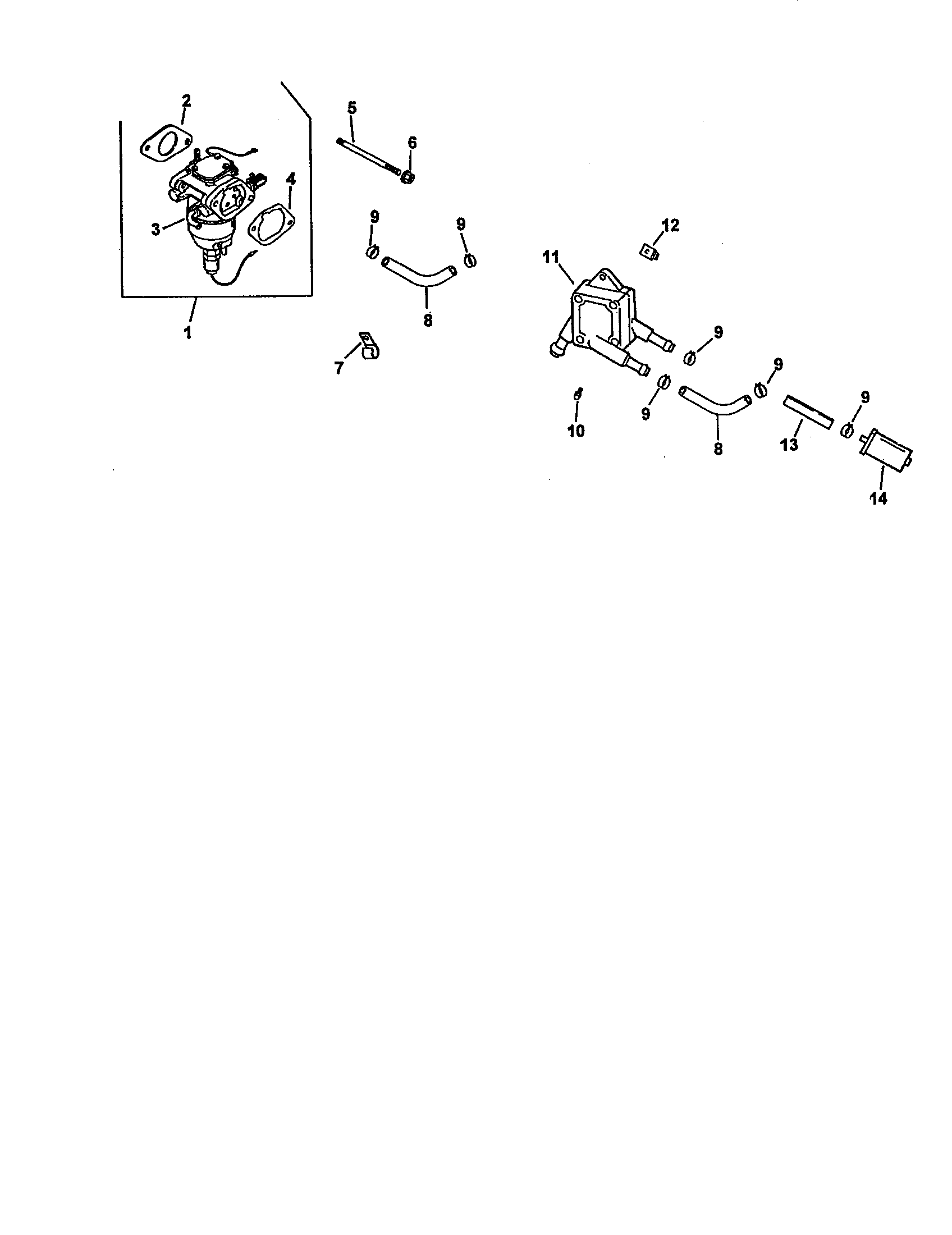 Craftsman 917273110 fuel system diagram