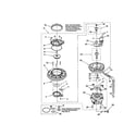 Kenmore 66515805890 pump and motor diagram