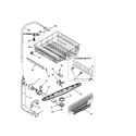 Kenmore 66515805890 upper dishrack and water feed diagram