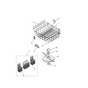 Kenmore 66515805890 lower dishrack diagram