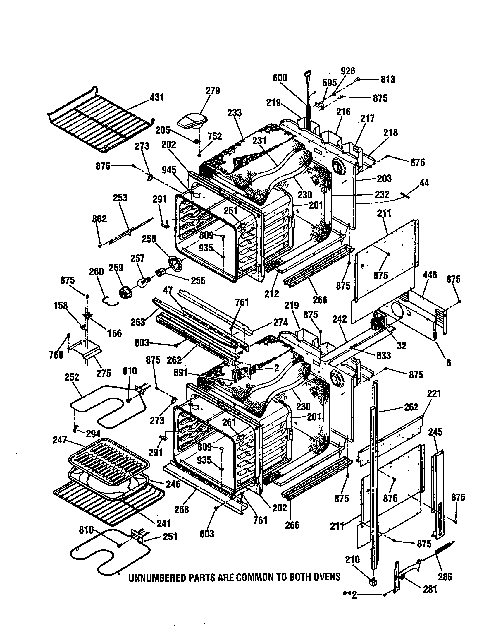 Kenmore 91148069690 body diagram