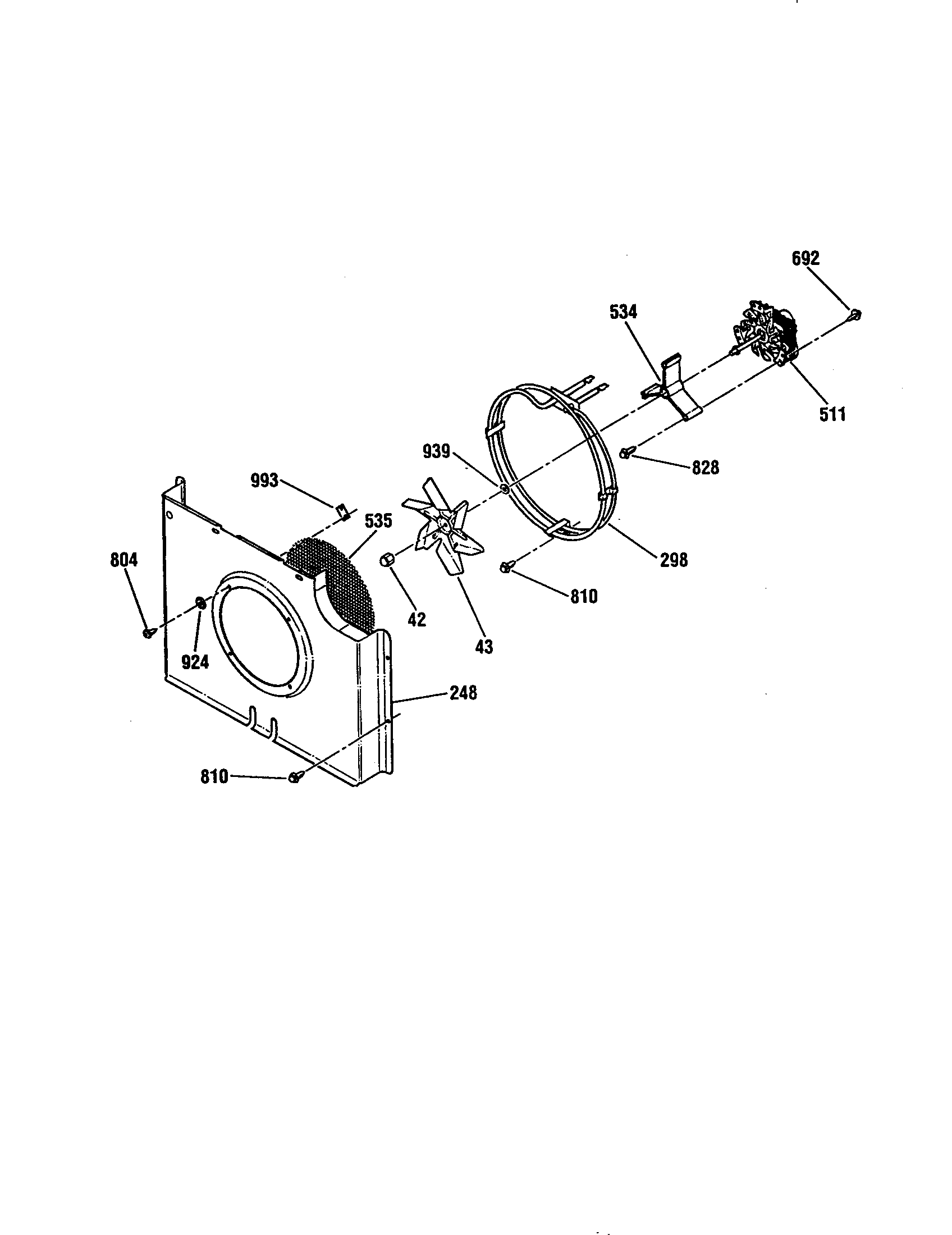 Kenmore 91148069690 fan diagram