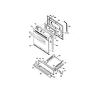 Kenmore 3627526890 door and drawer diagram