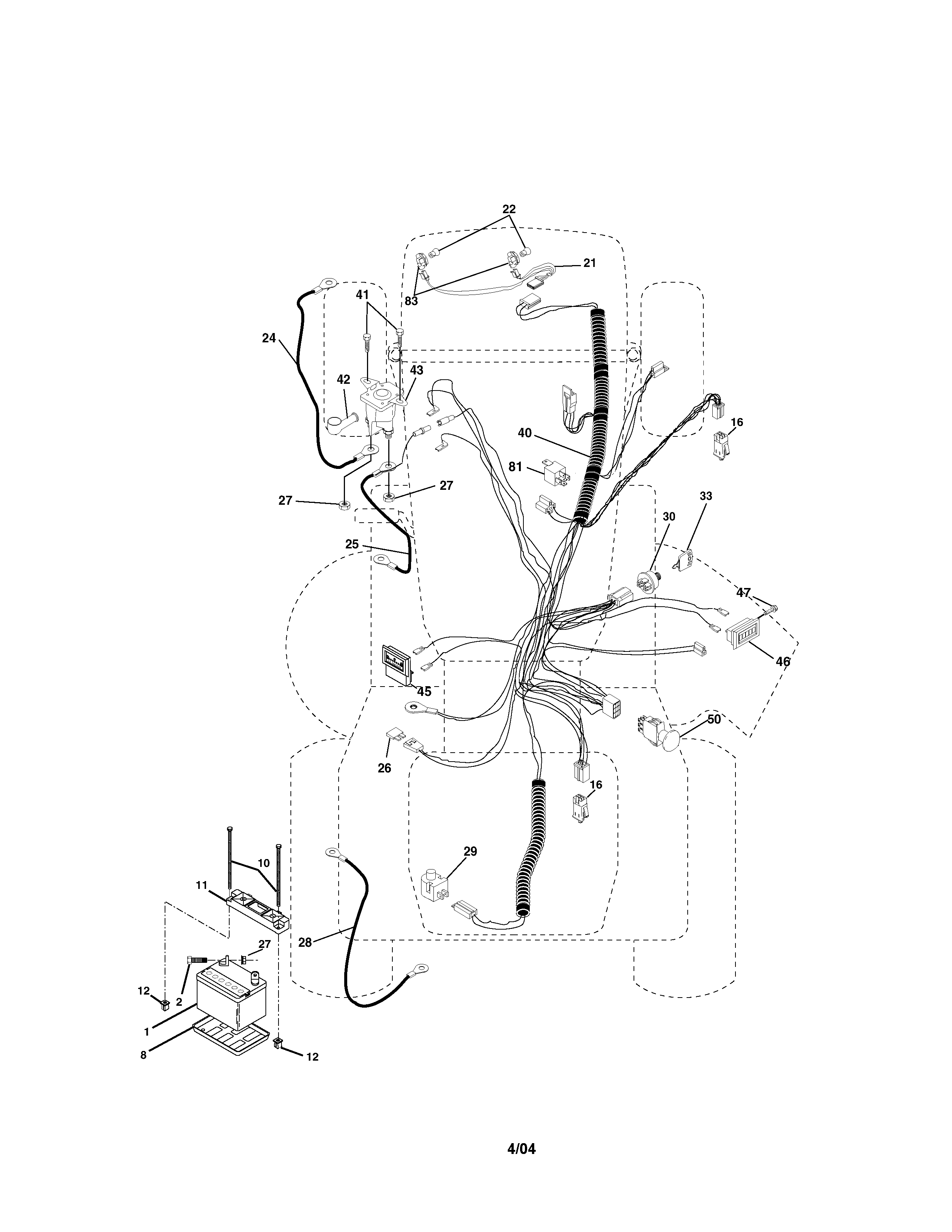 Craftsman 917273221 electrical diagram