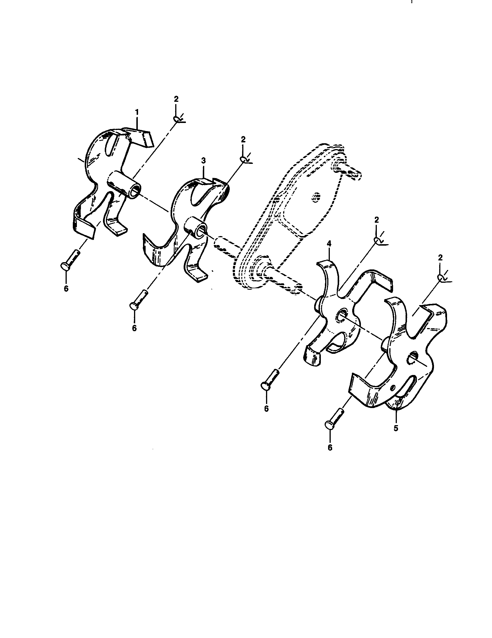 Craftsman 917292000 tine assembly diagram