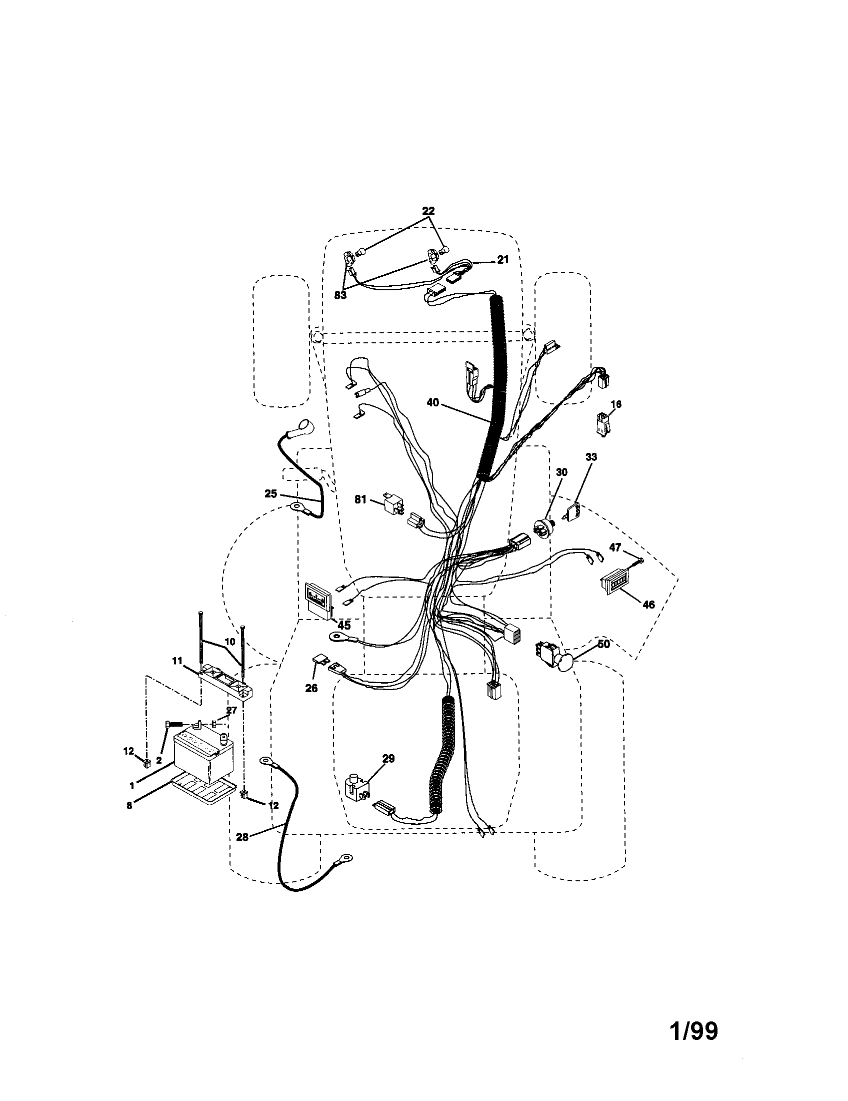 Craftsman 917273321 electrical diagram