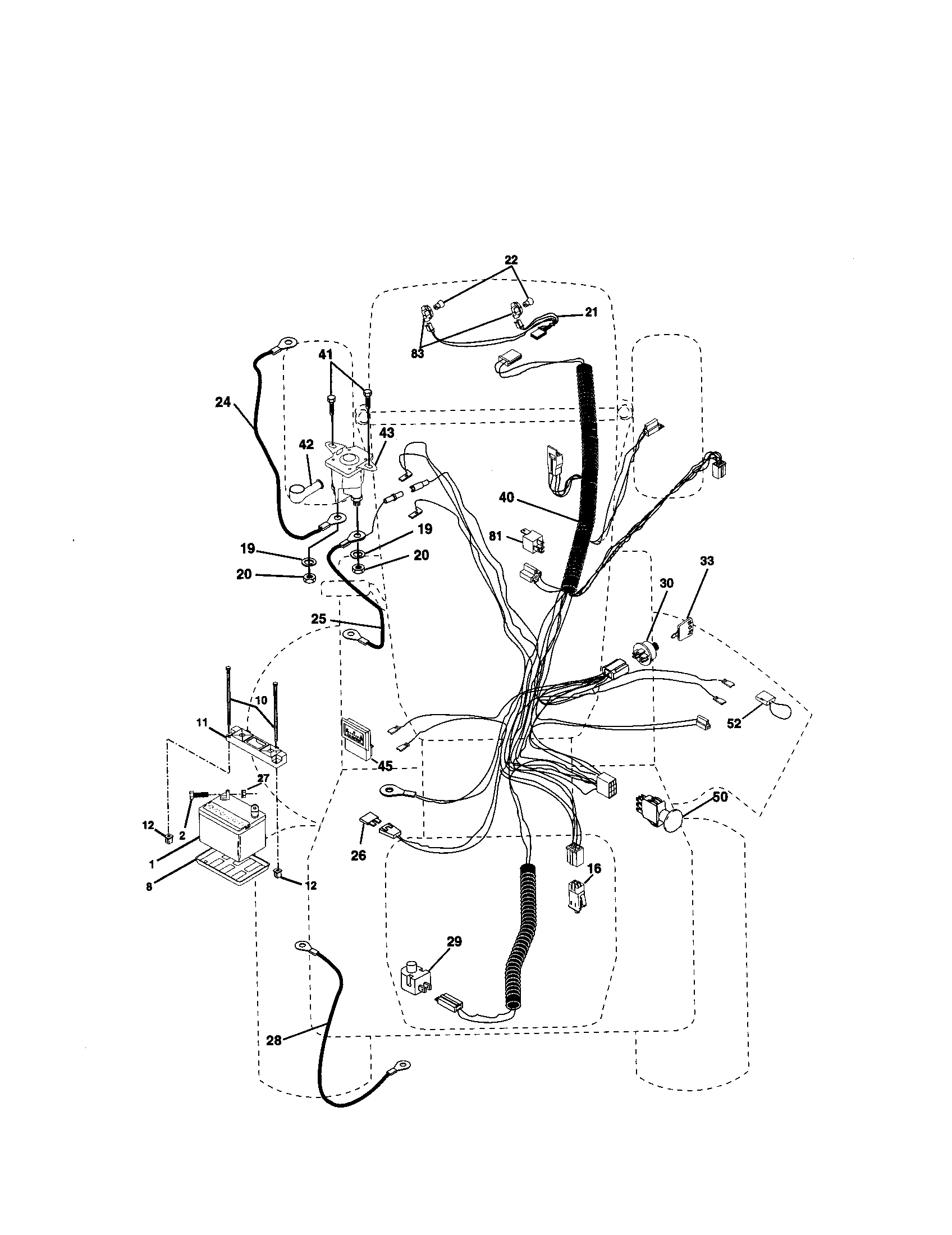 Craftsman 917273023 electrical diagram