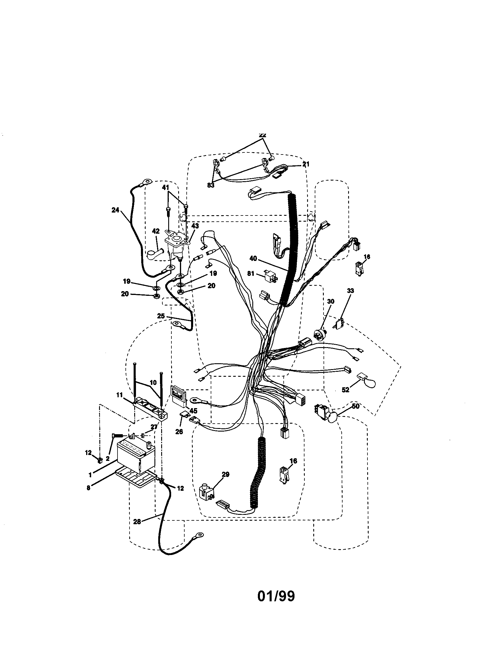 Craftsman 917273050 electrical diagram