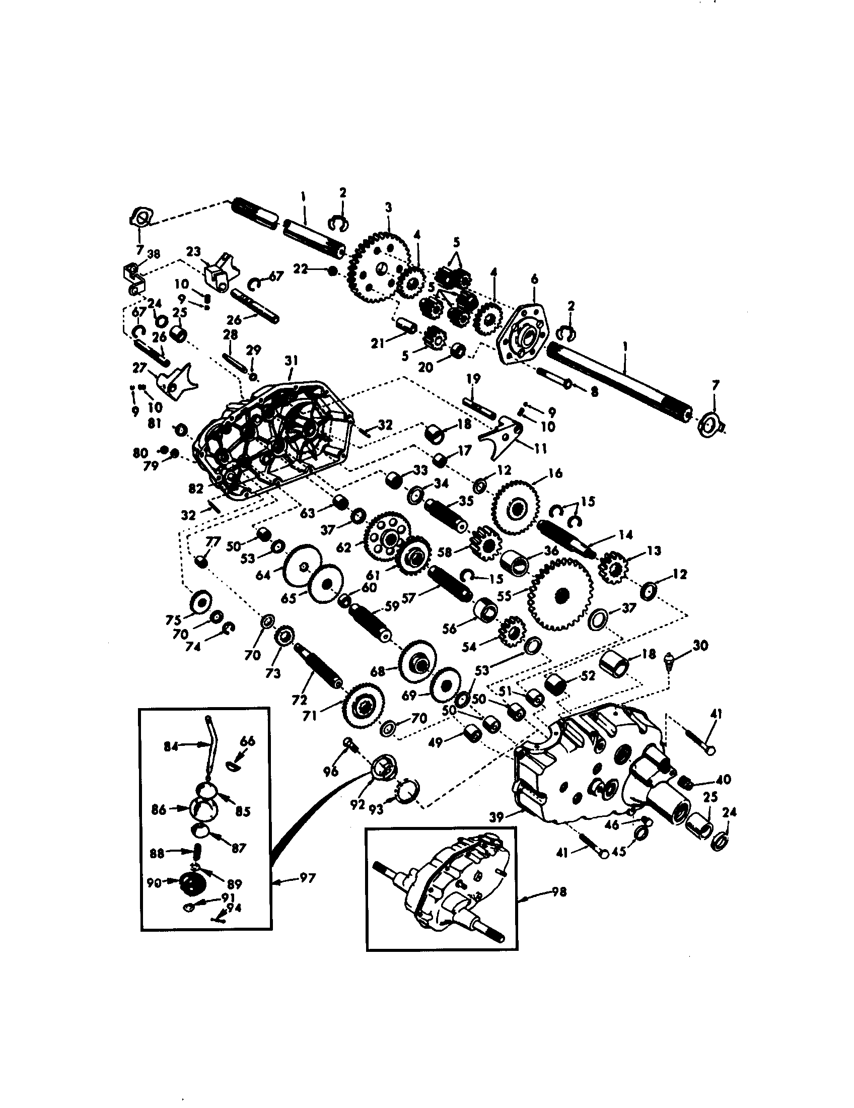 Craftsman 917273114 transaxle diagram
