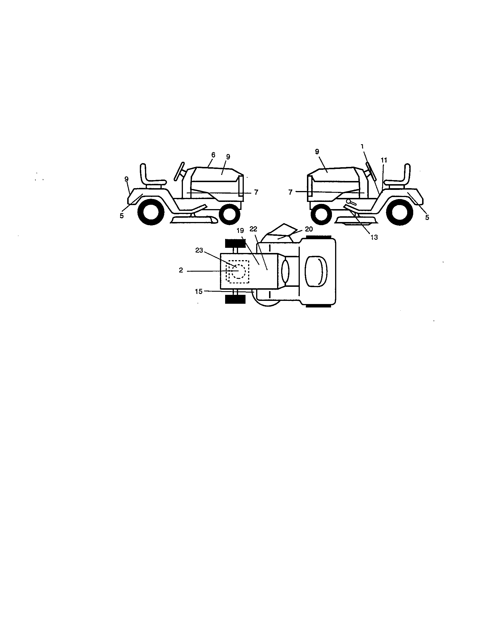Craftsman 917270771 decals diagram
