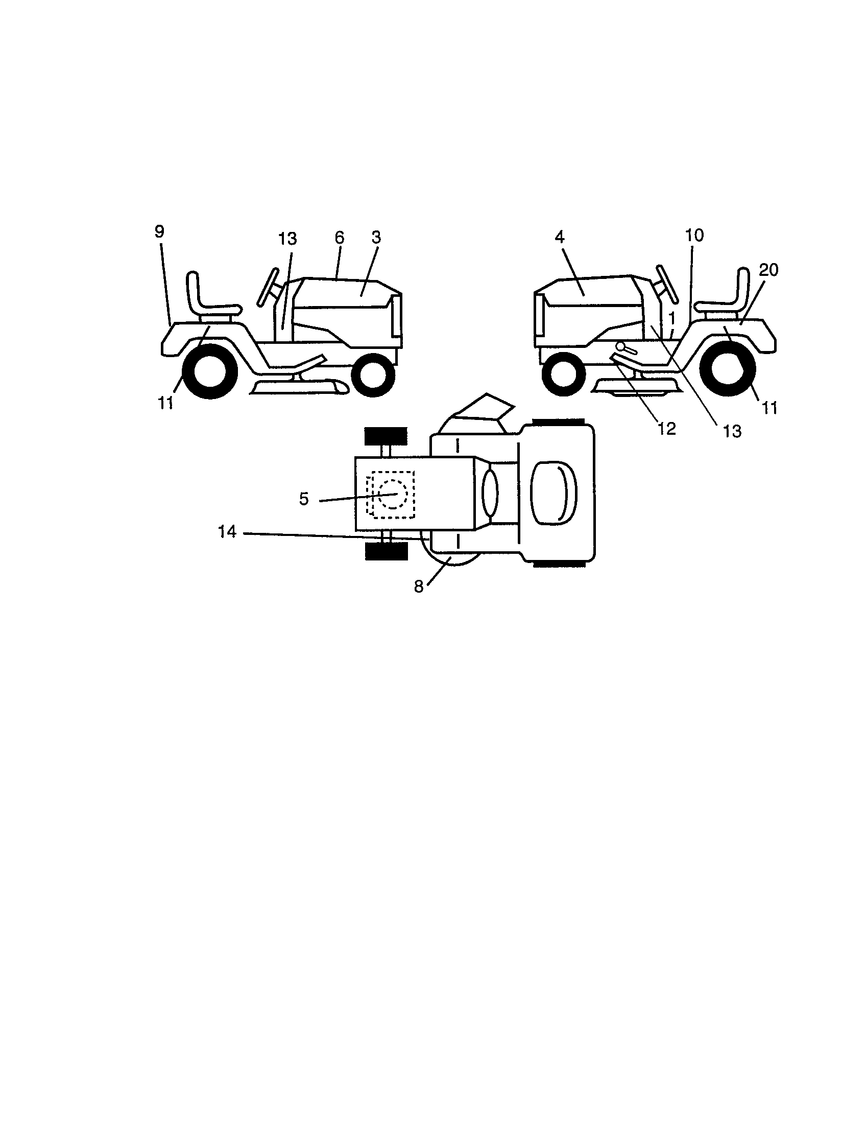 Craftsman 917270633 decals diagram