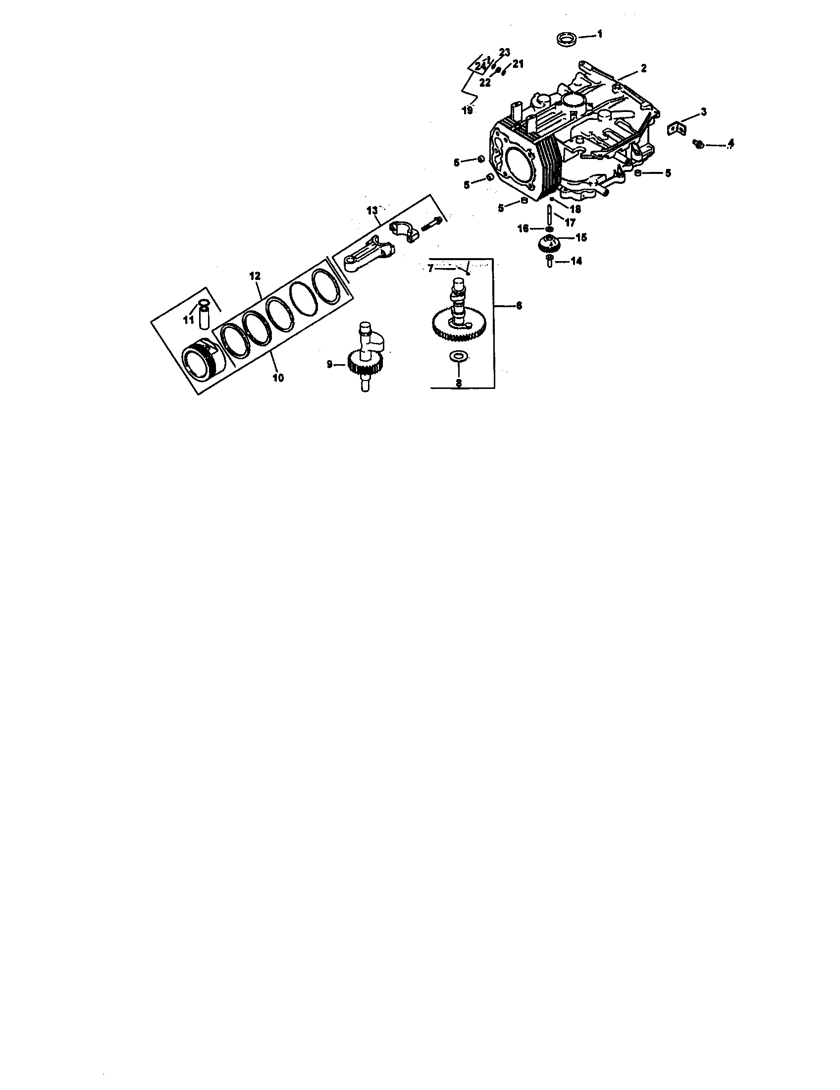 Craftsman 917271140 crankcase diagram