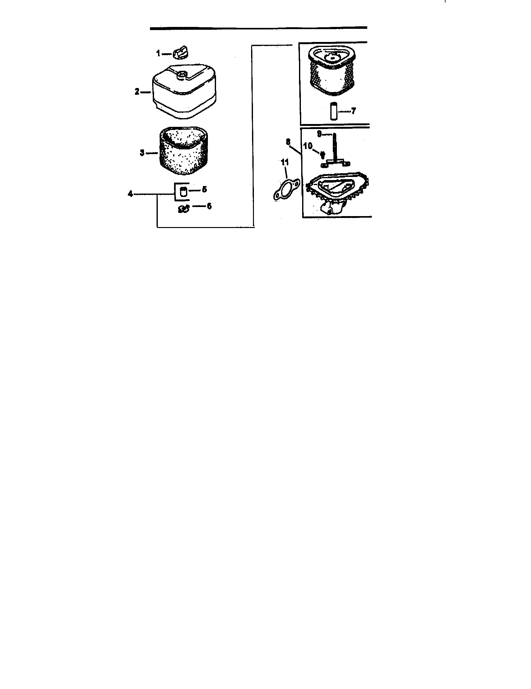 Craftsman 917271140 air intake diagram