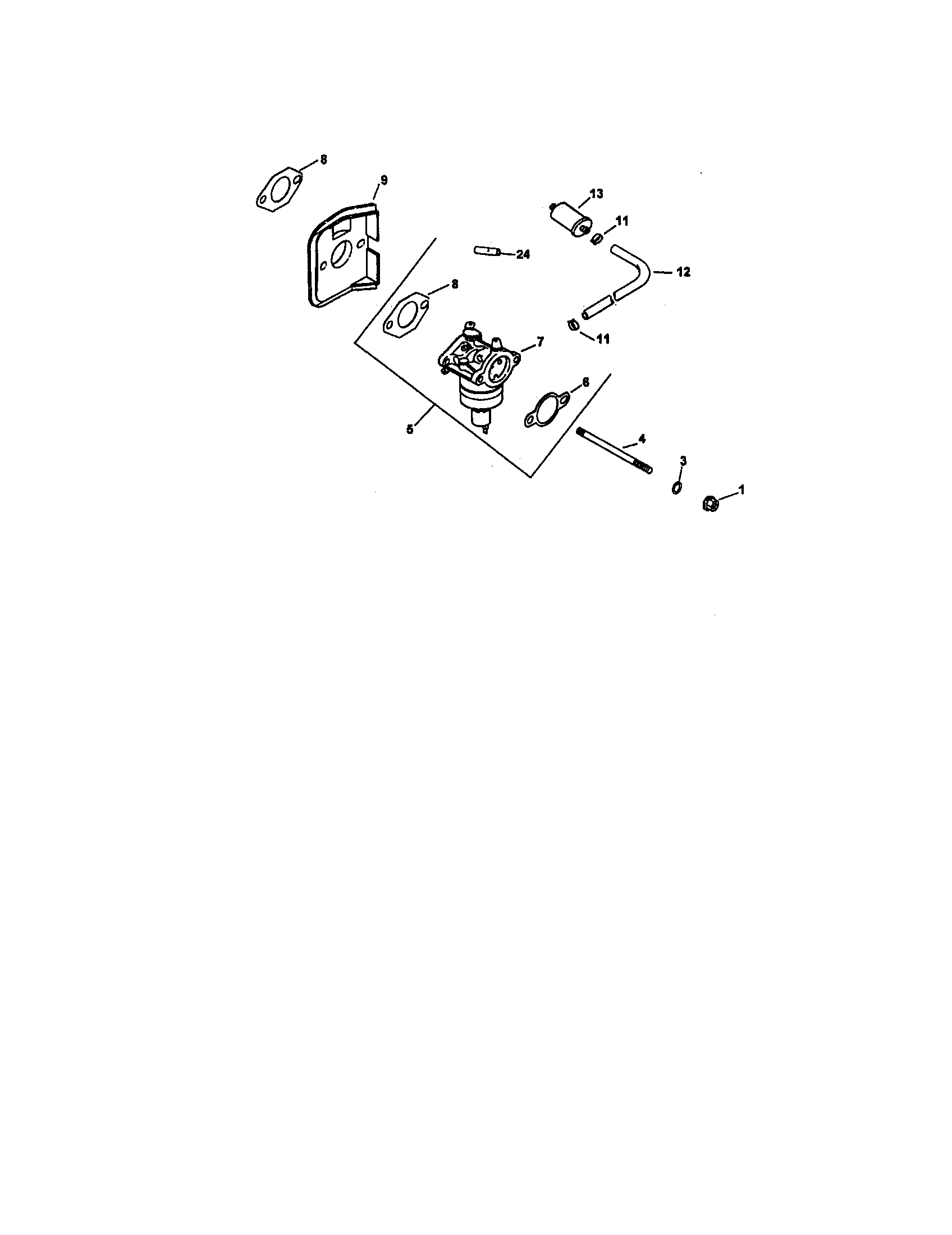 Craftsman 917271140 fuel system diagram