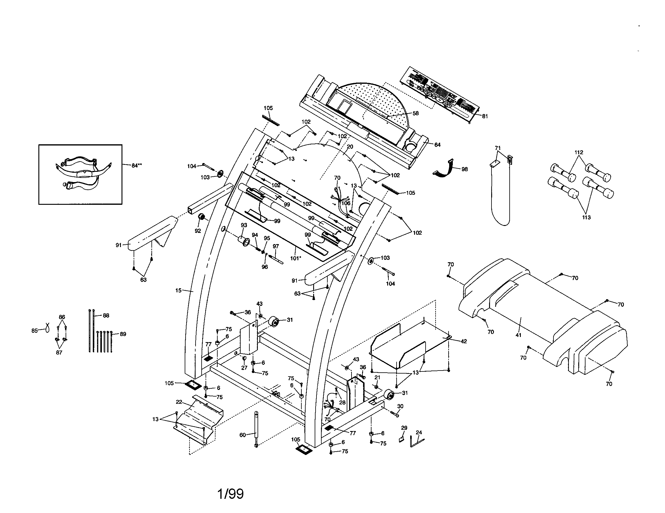 Proform 831297990 console diagram