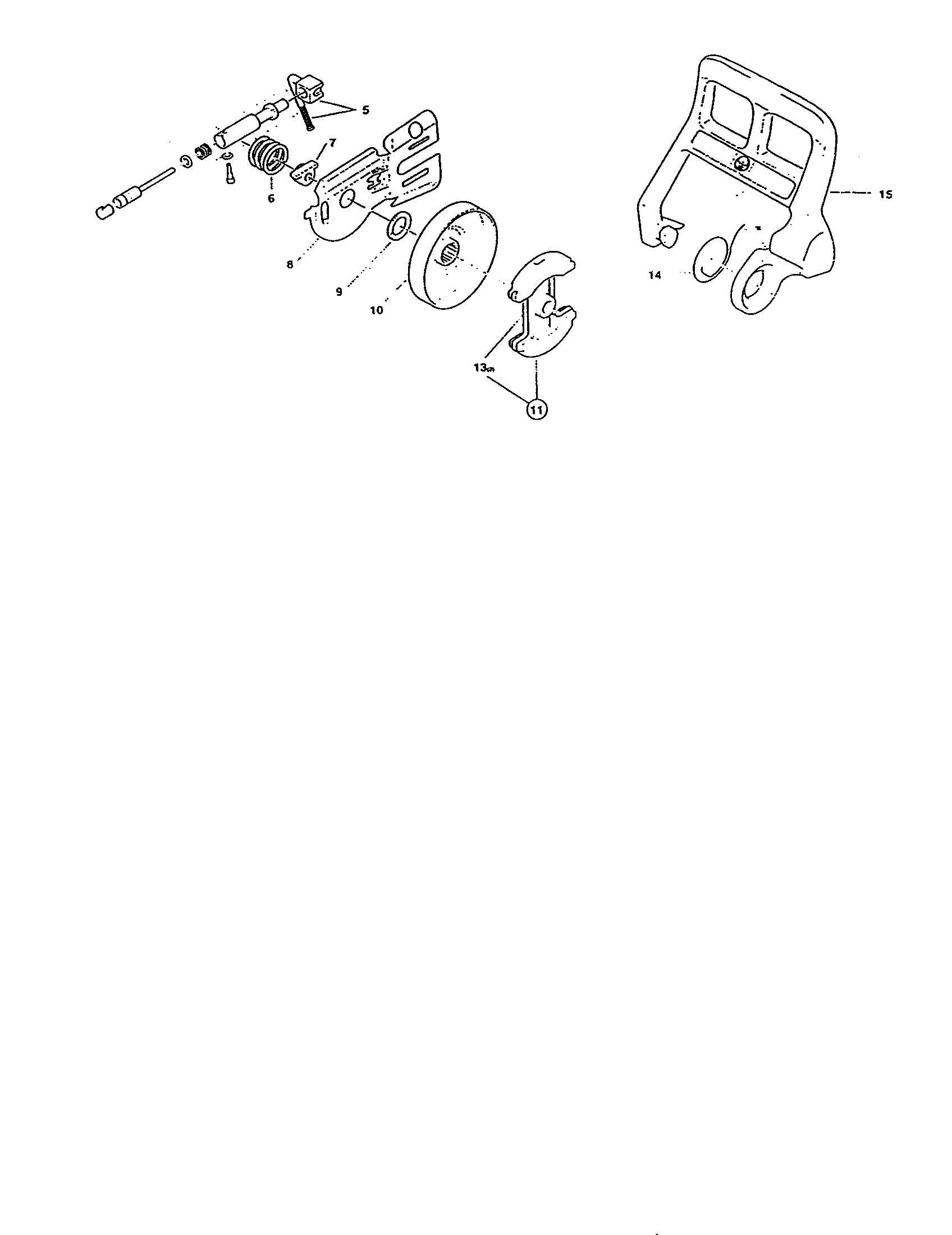 Makita DCS341 oil pump diagram