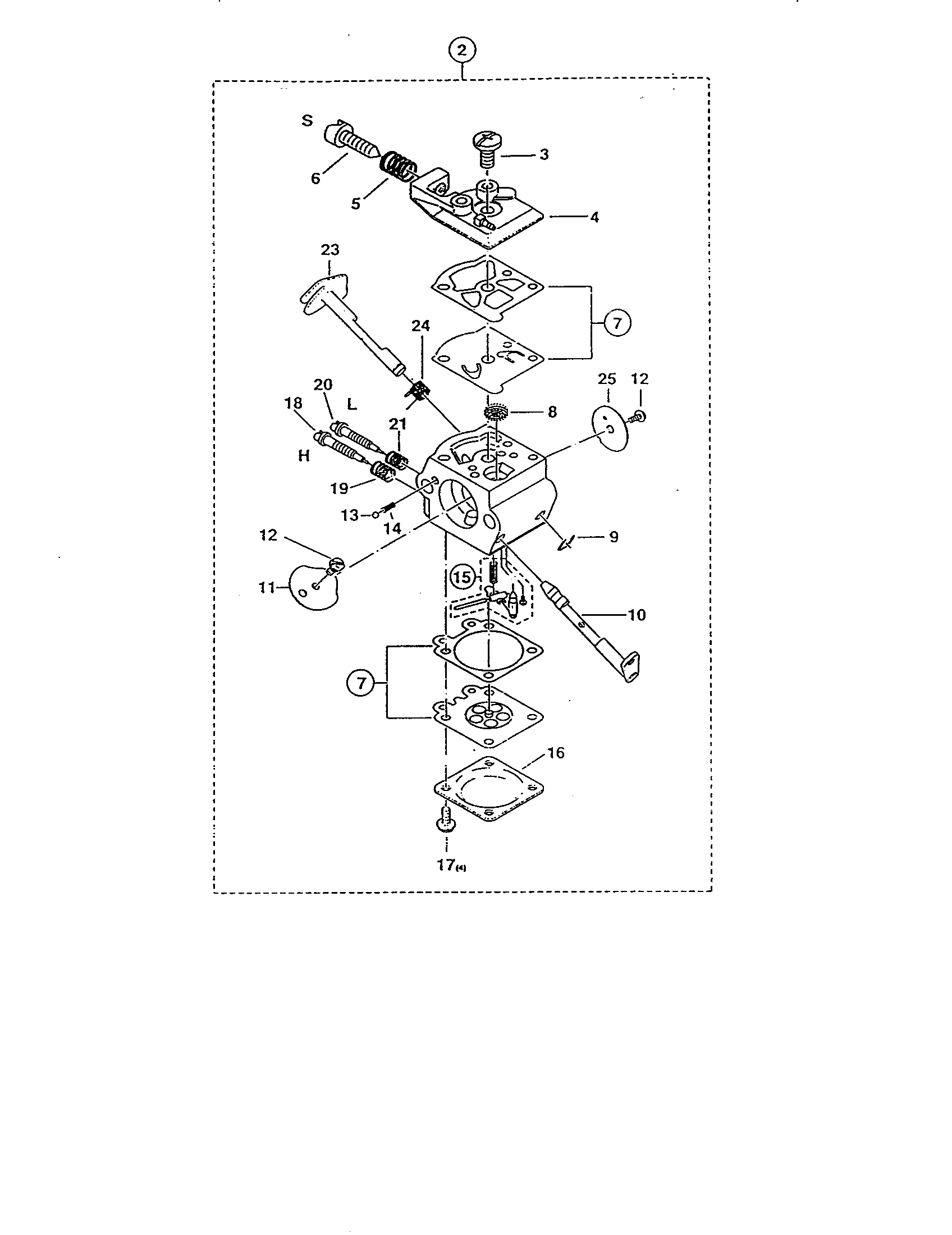 Makita DCS341 carburetor diagram