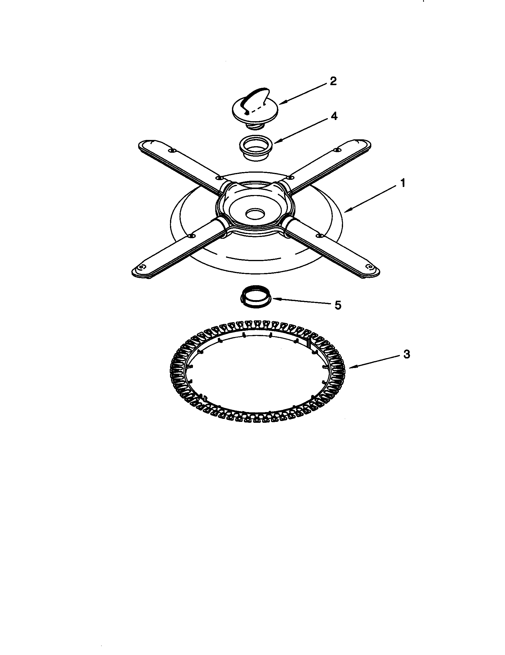 KitchenAid KUDS25SHBS0 lower washarm and strainer diagram
