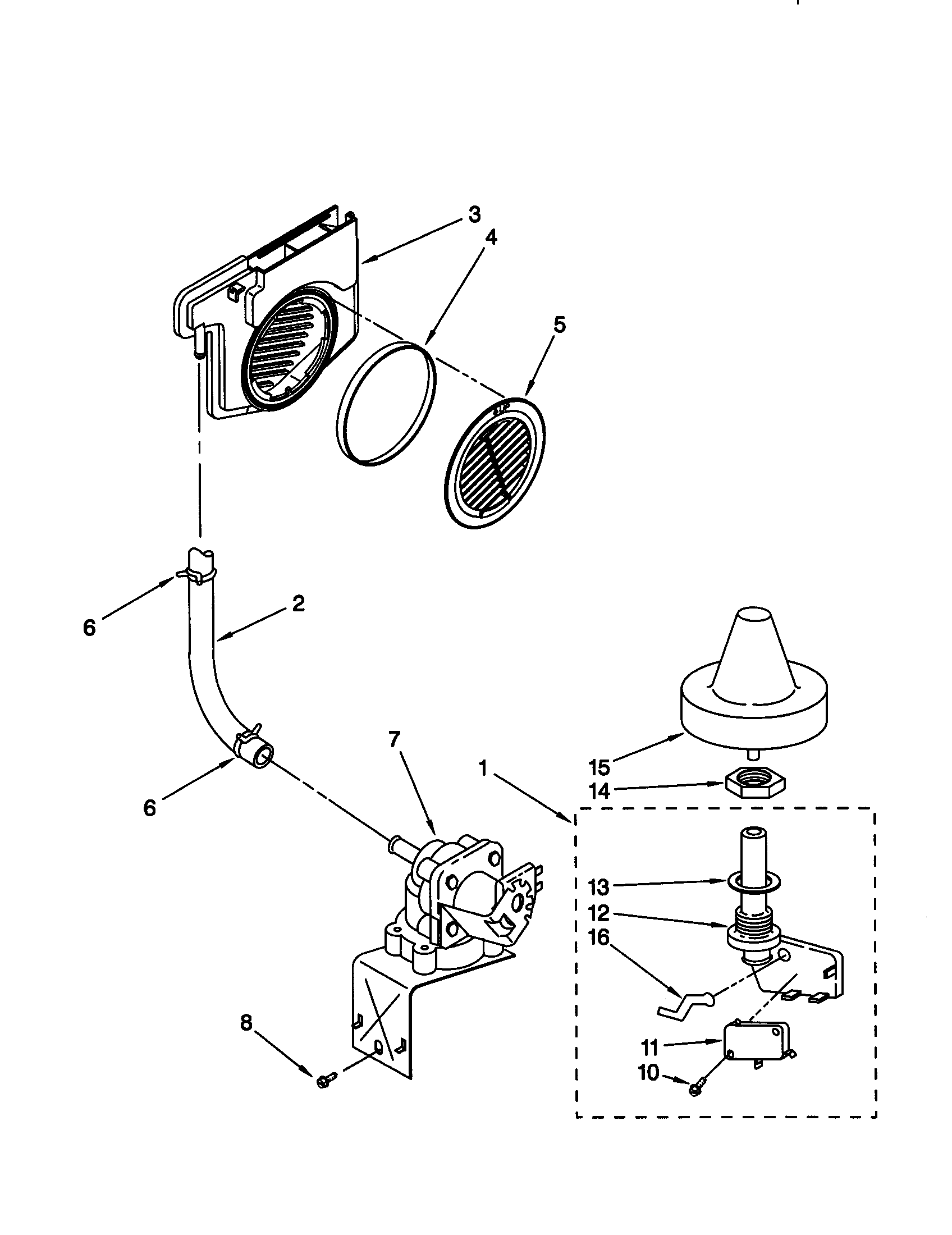 KitchenAid KUDI24SEBL5 fill and overfill diagram