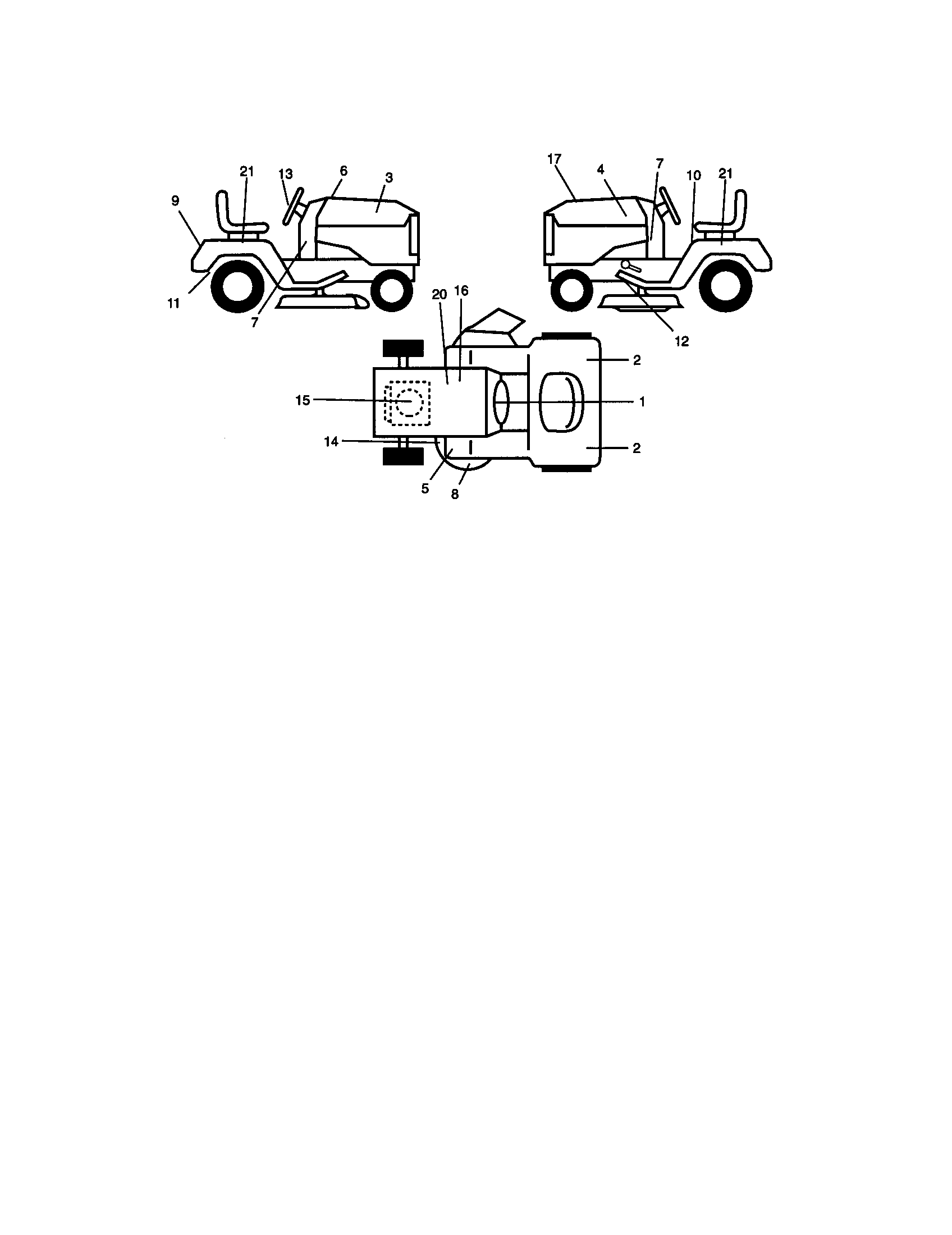 Craftsman 917272140 decals diagram