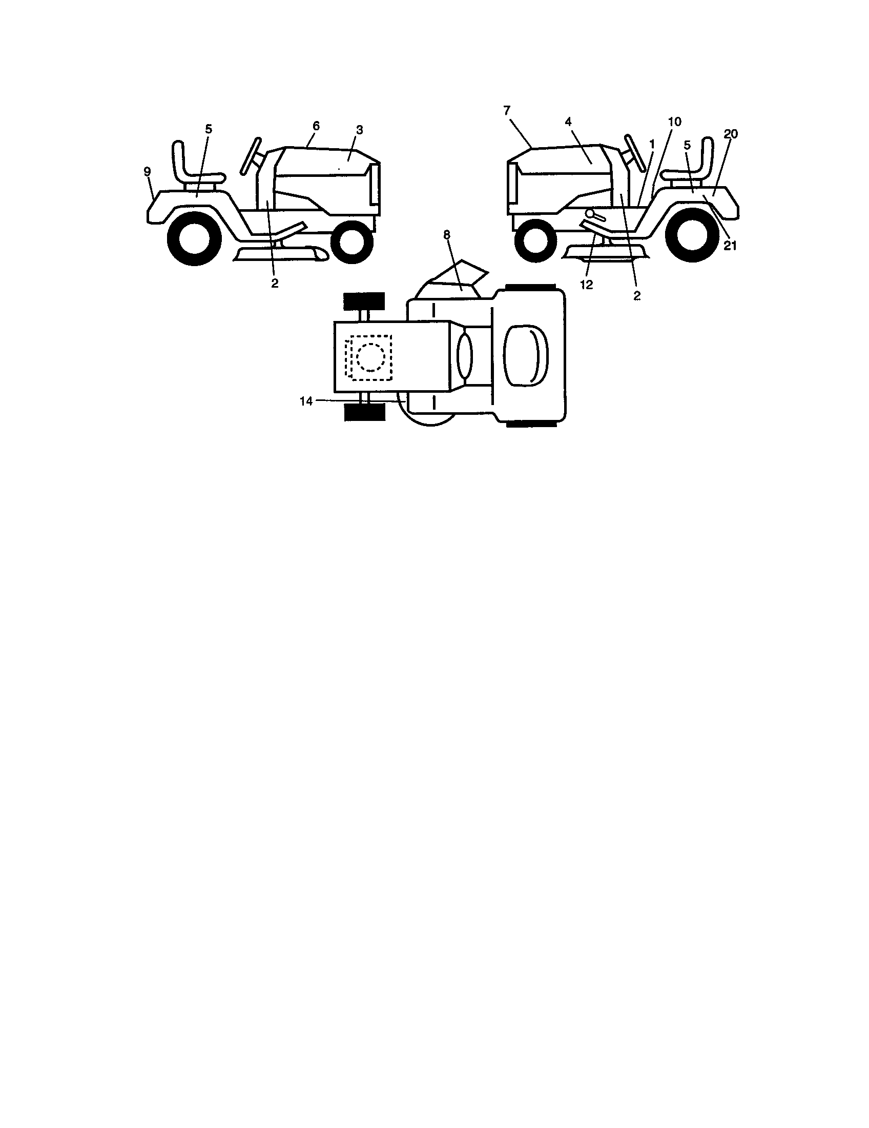 Craftsman 917271070 decals diagram