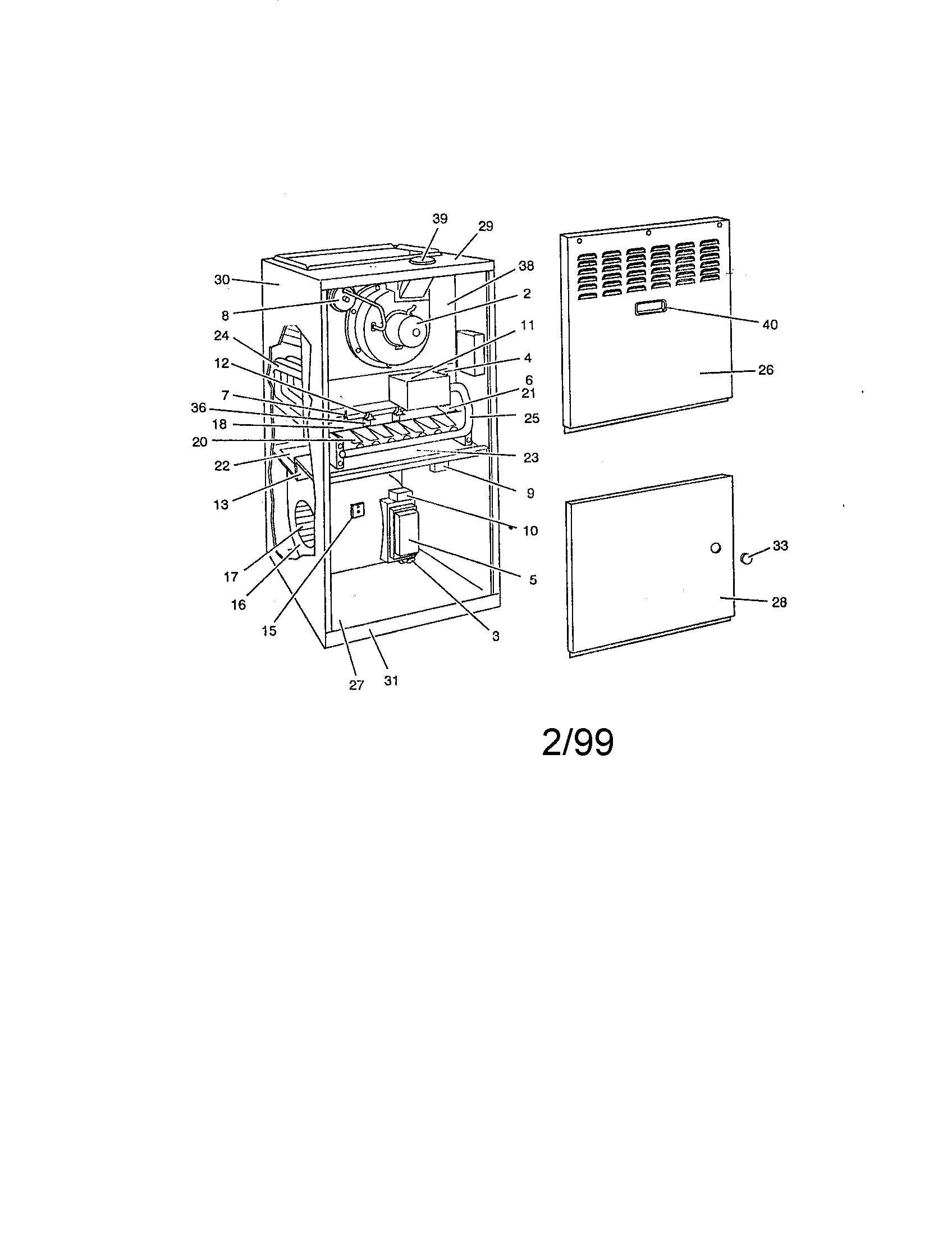 York P1DUC20N09601 fig. 1 diagram