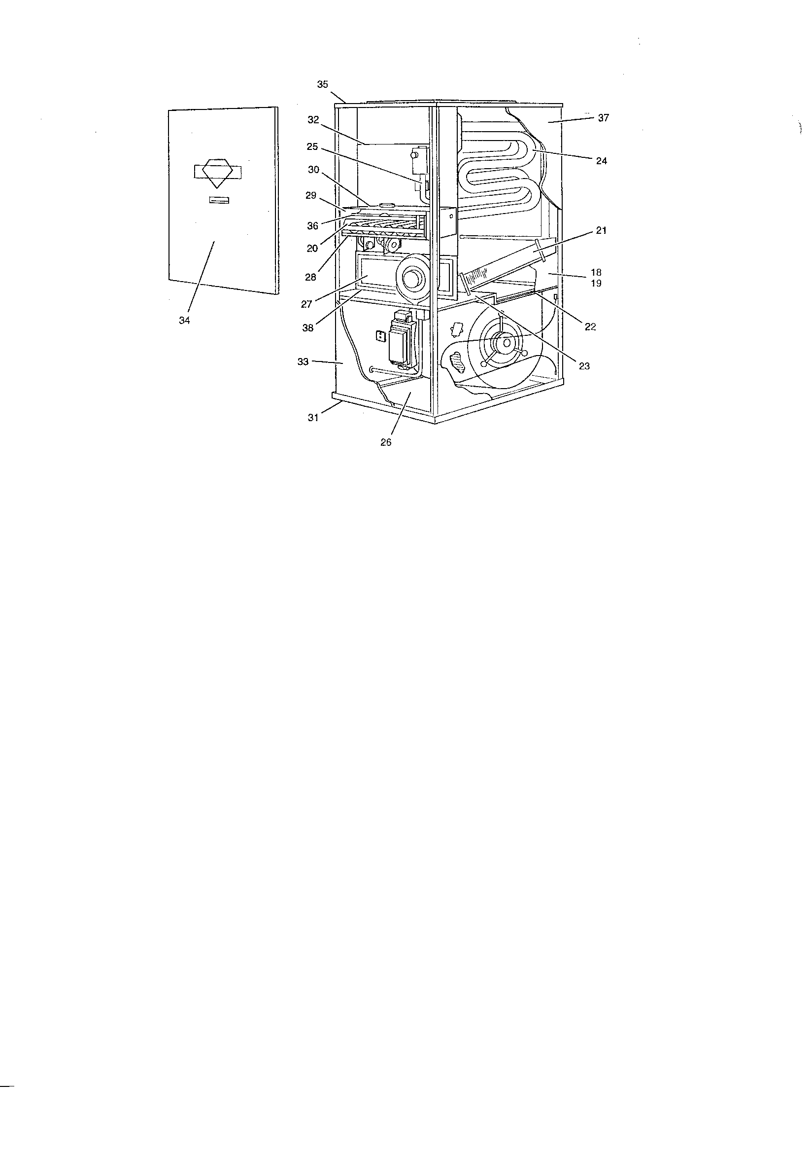 York P1XUB12N05501 fig. 2 diagram