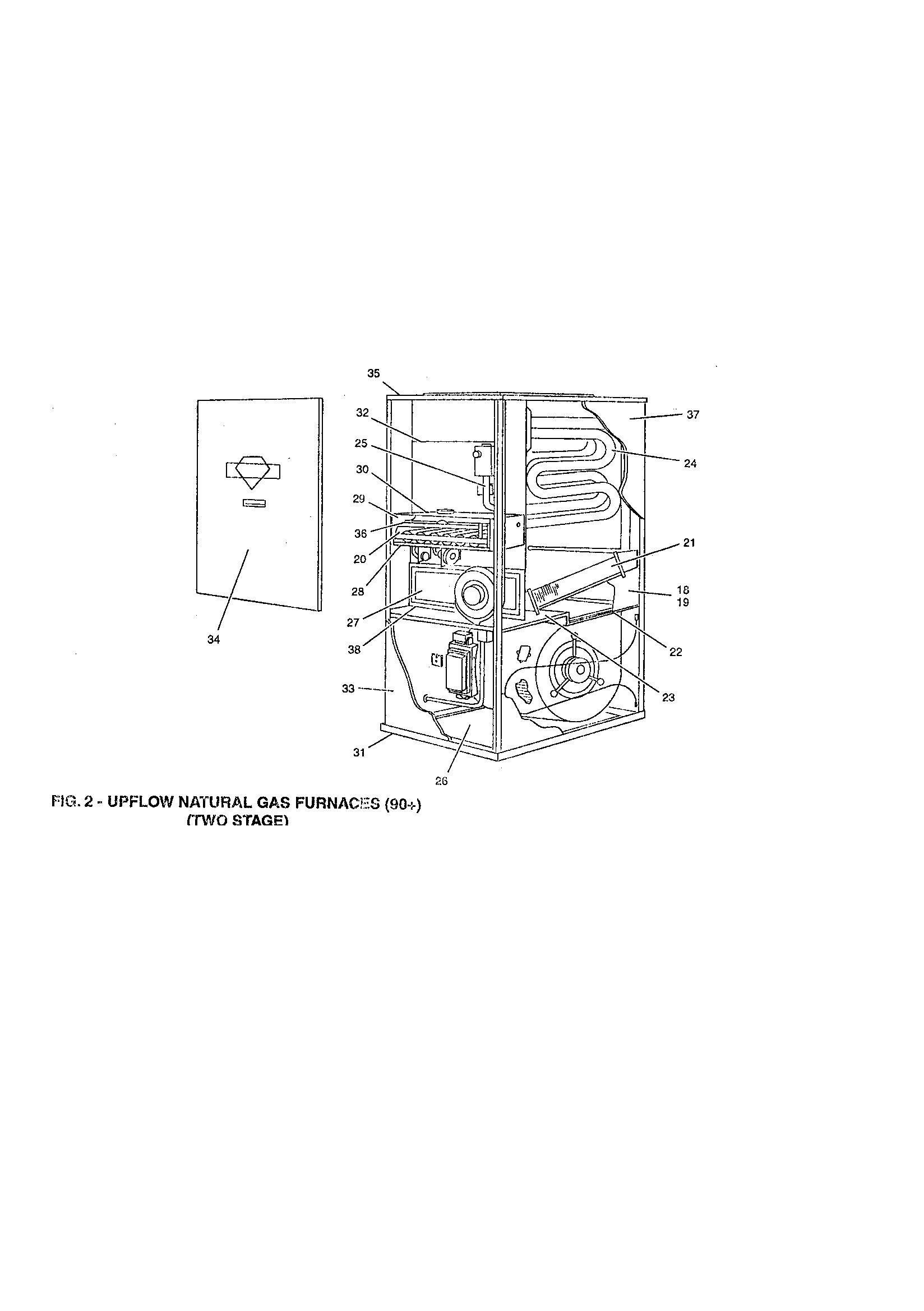 York P1XUC14N09501 fig. 2 diagram