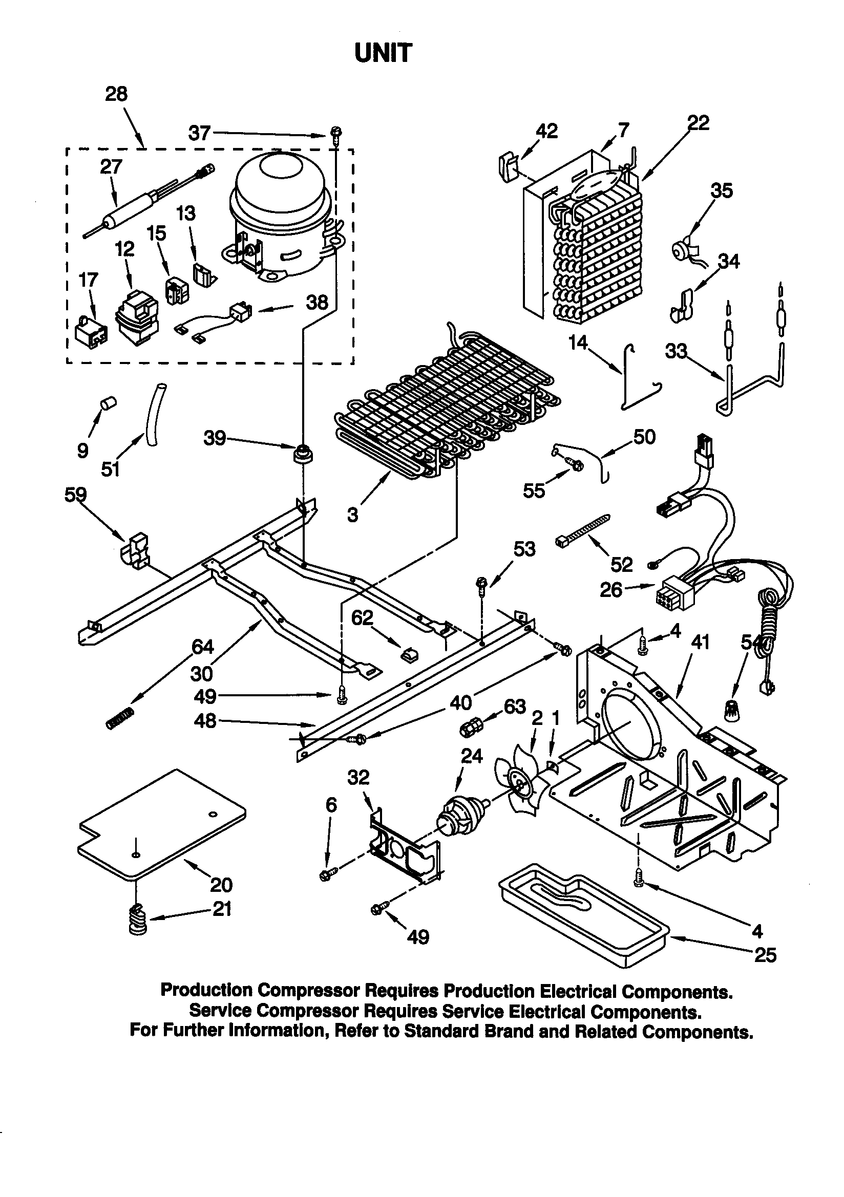 Kenmore 10659082891 unit diagram