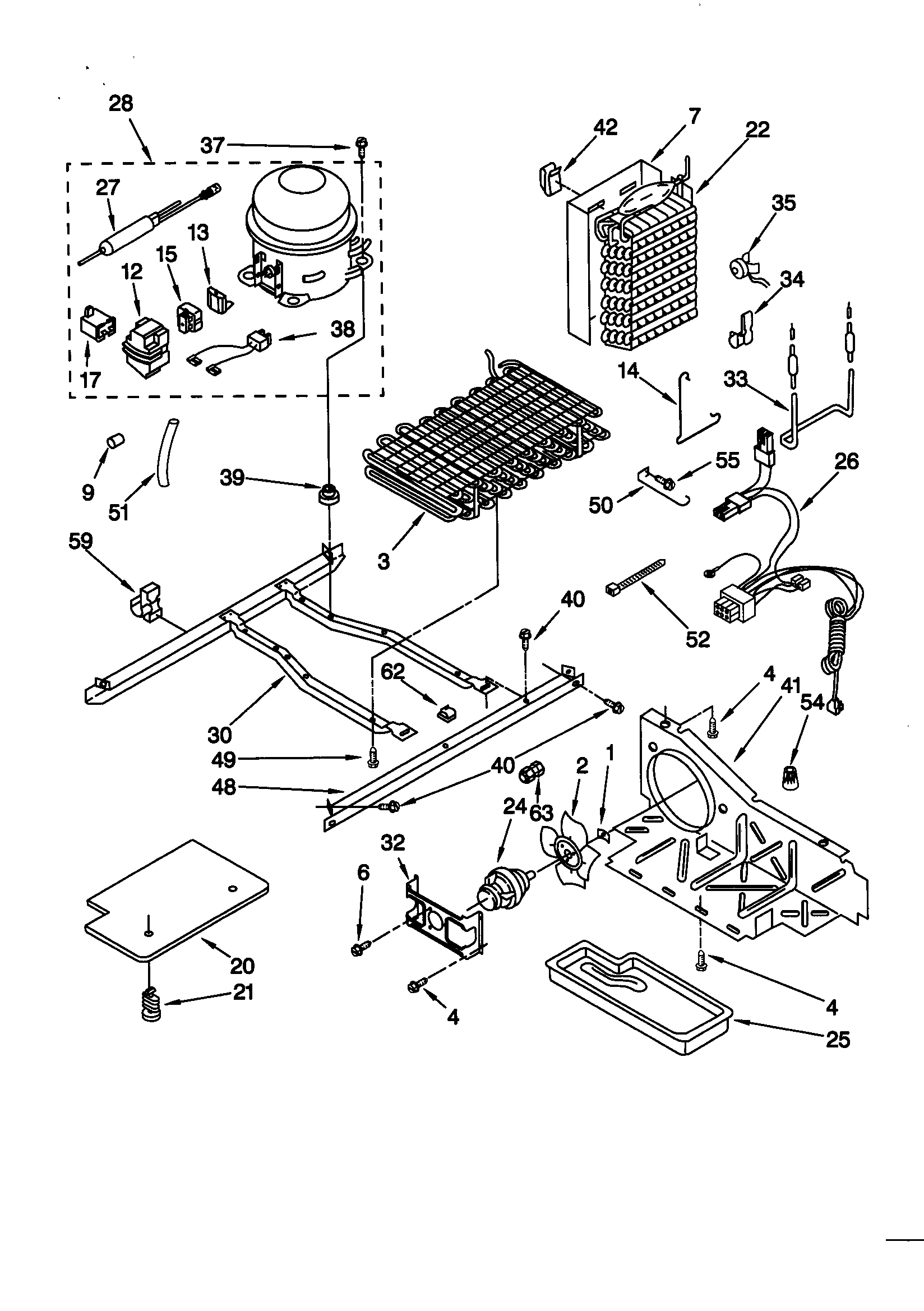 Kenmore 10659222990 unit diagram