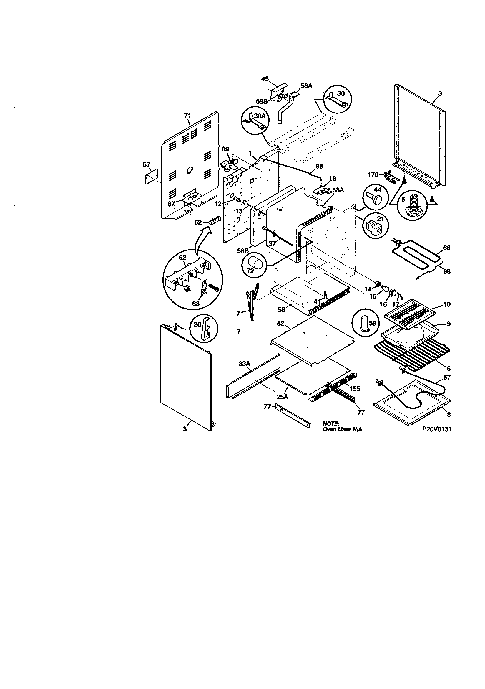 Kenmore 79095767990 body diagram