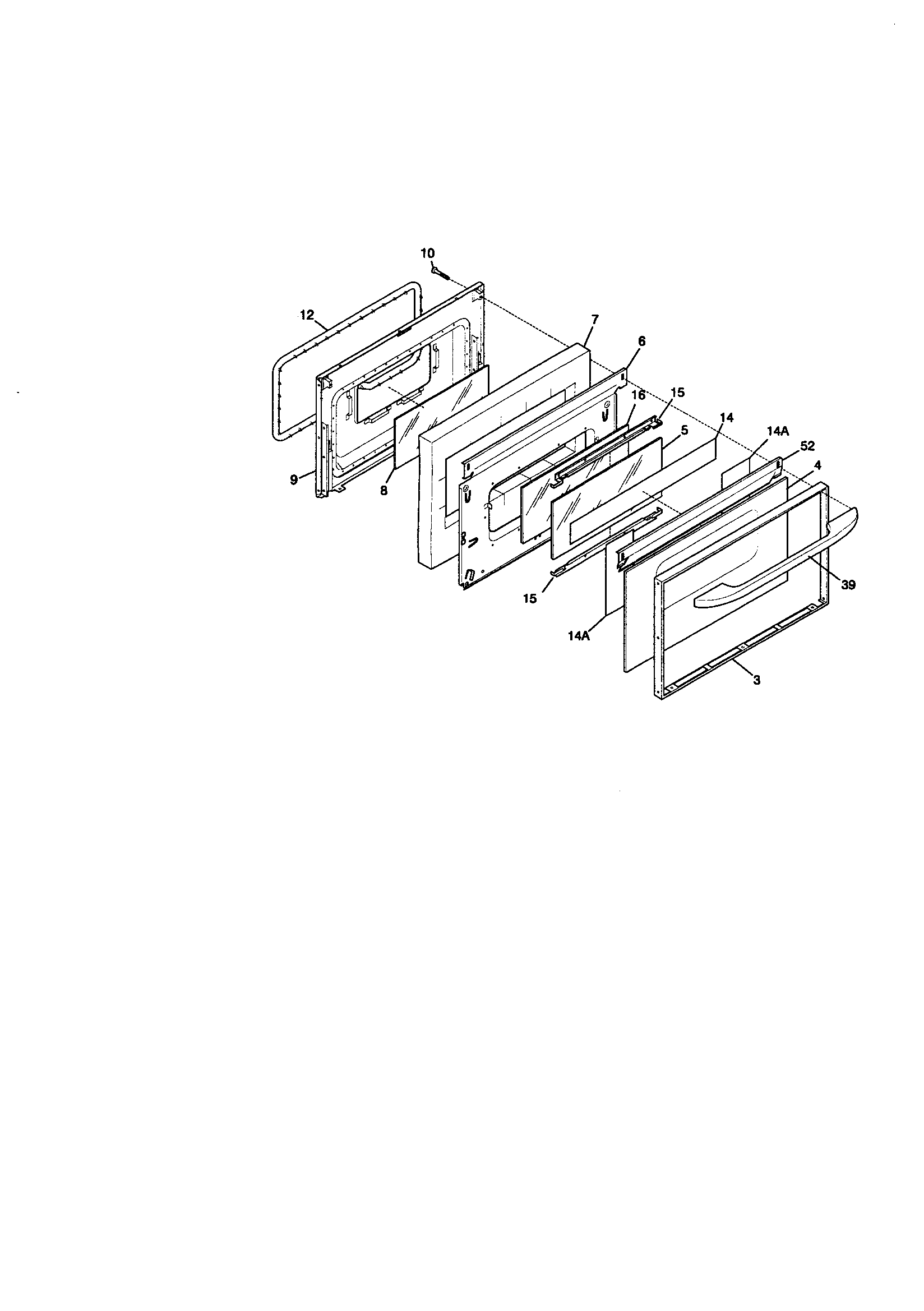 Kenmore 79095767990 door diagram