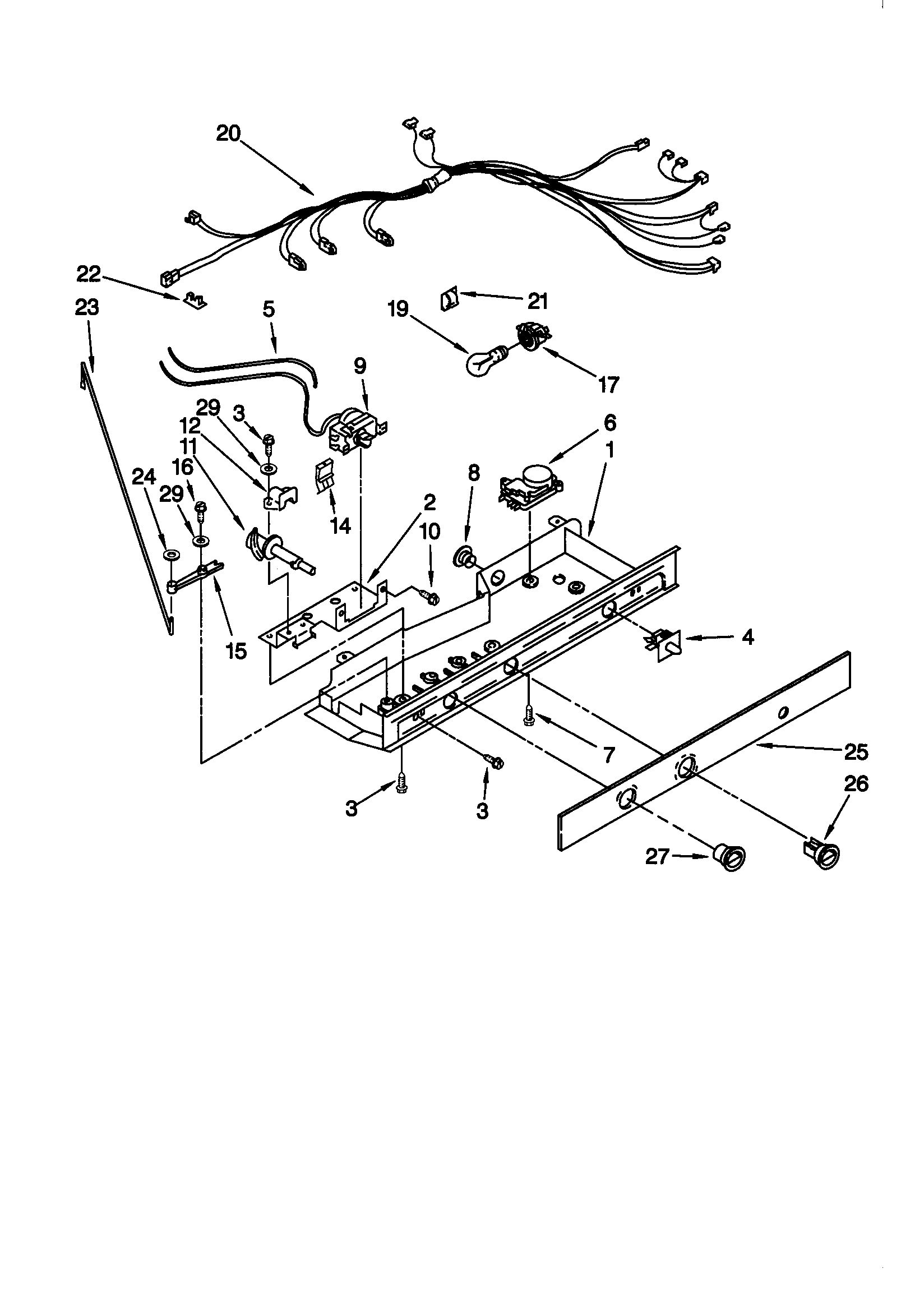 Kenmore 10659028990 control diagram