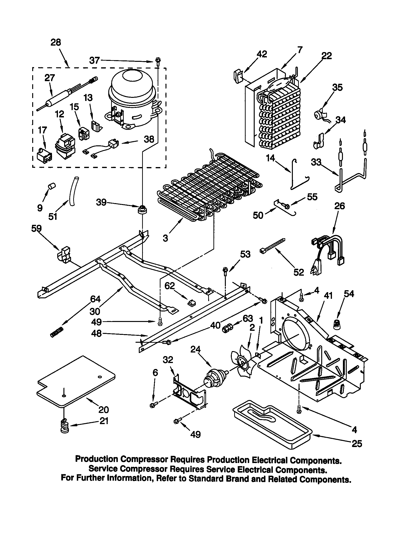 Kenmore 10659028990 unit diagram