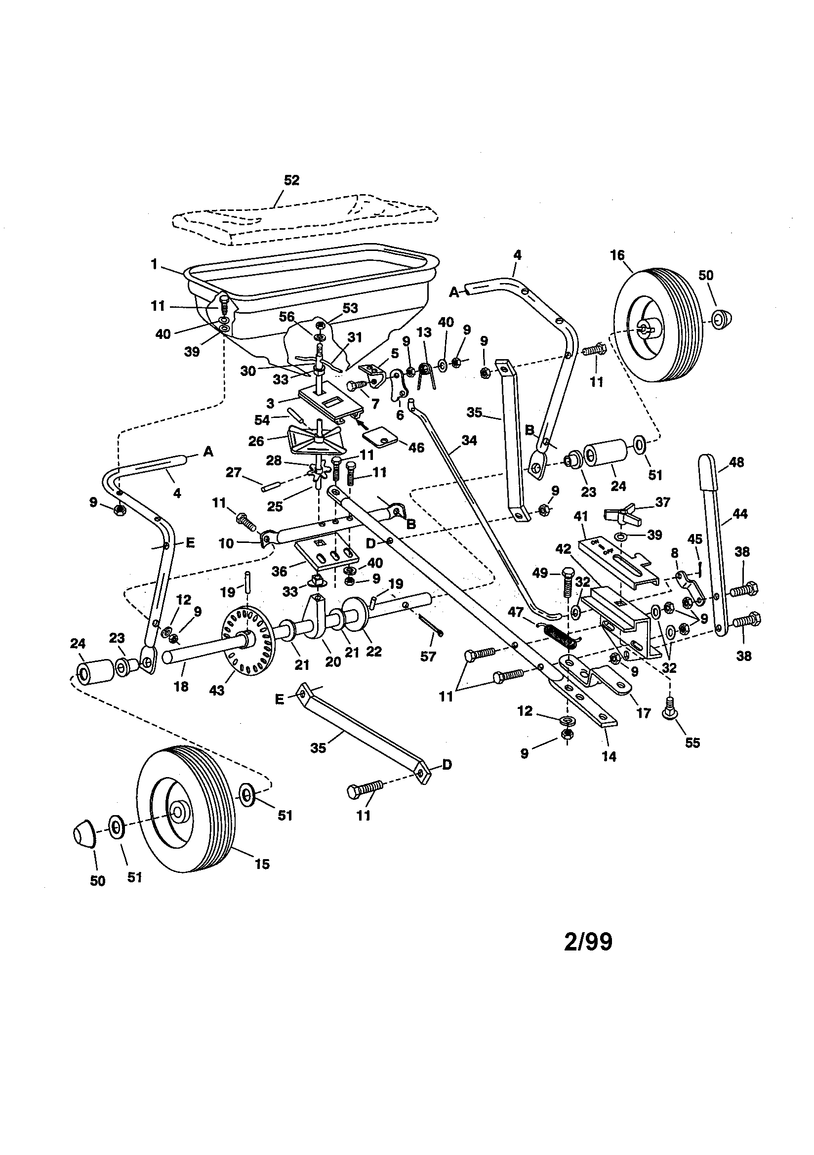 Craftsman 486243971 replacement parts diagram