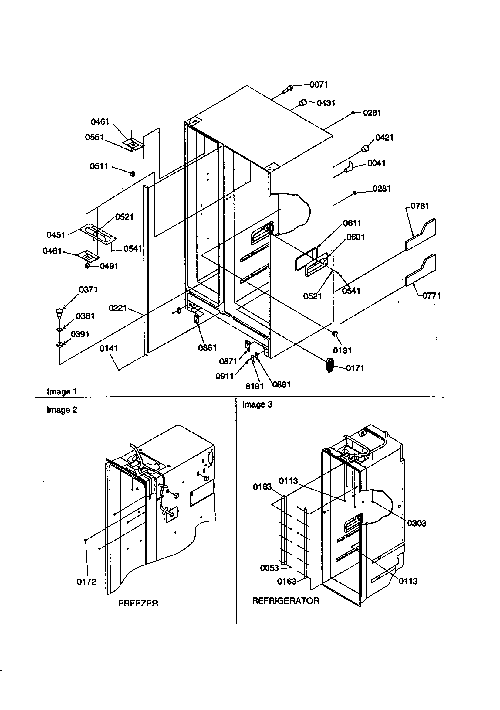 Kenmore 59658697890 cabinet diagram