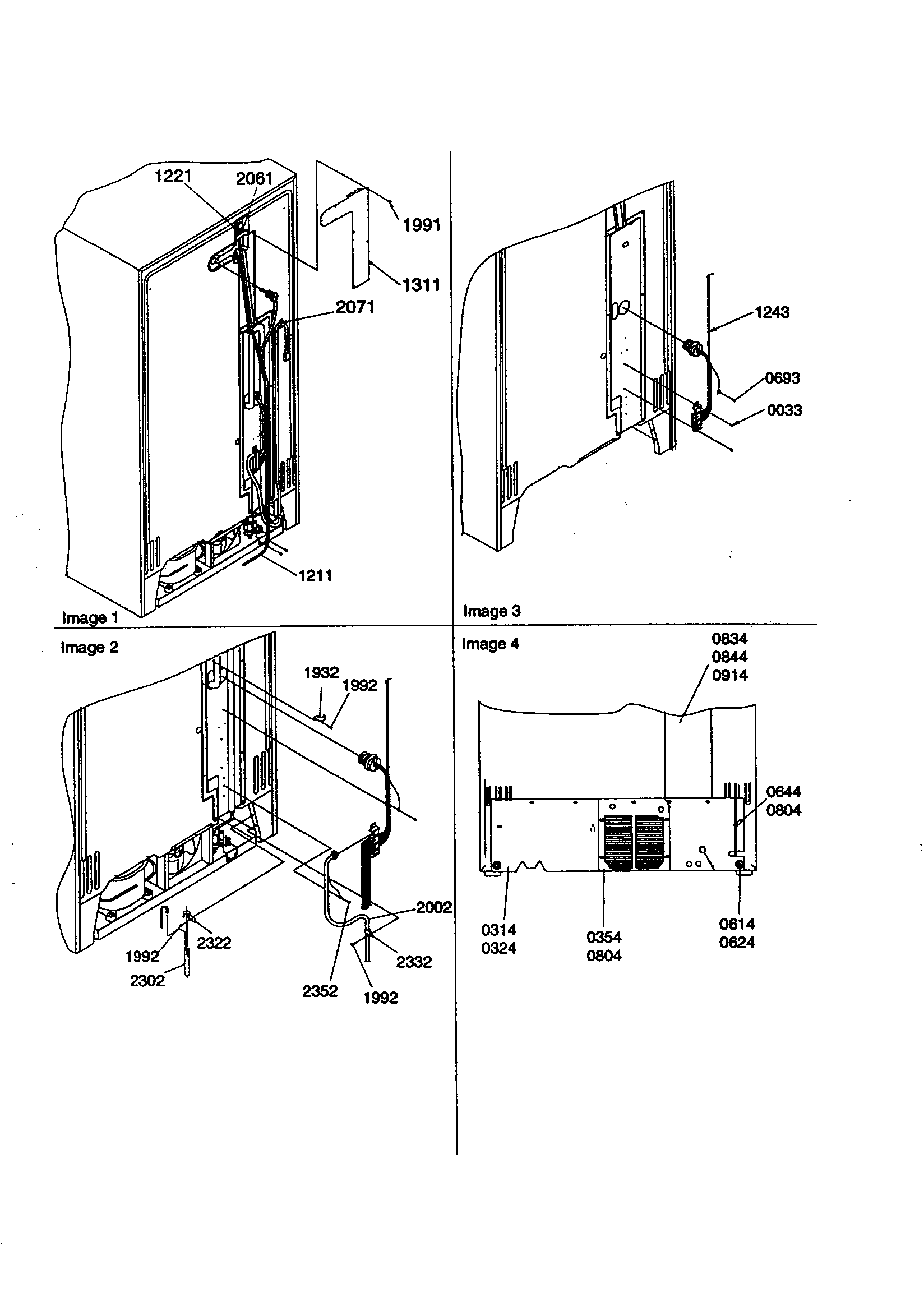 Kenmore 59658697890 cabinet back diagram