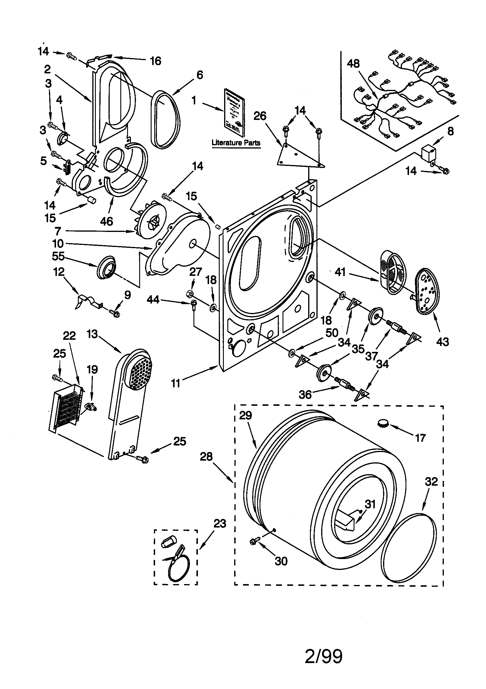 Kenmore 11089182990 bulkhead diagram
