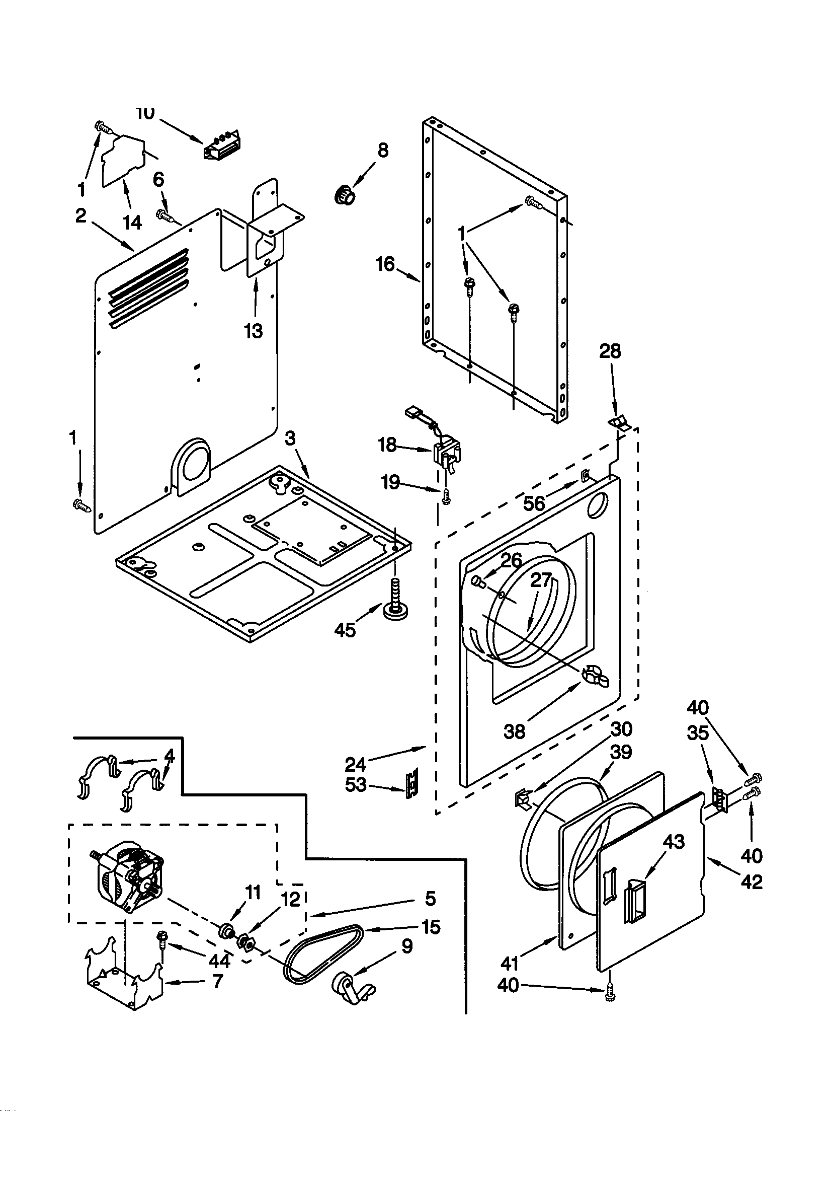 Kenmore 11089182990 cabinet diagram