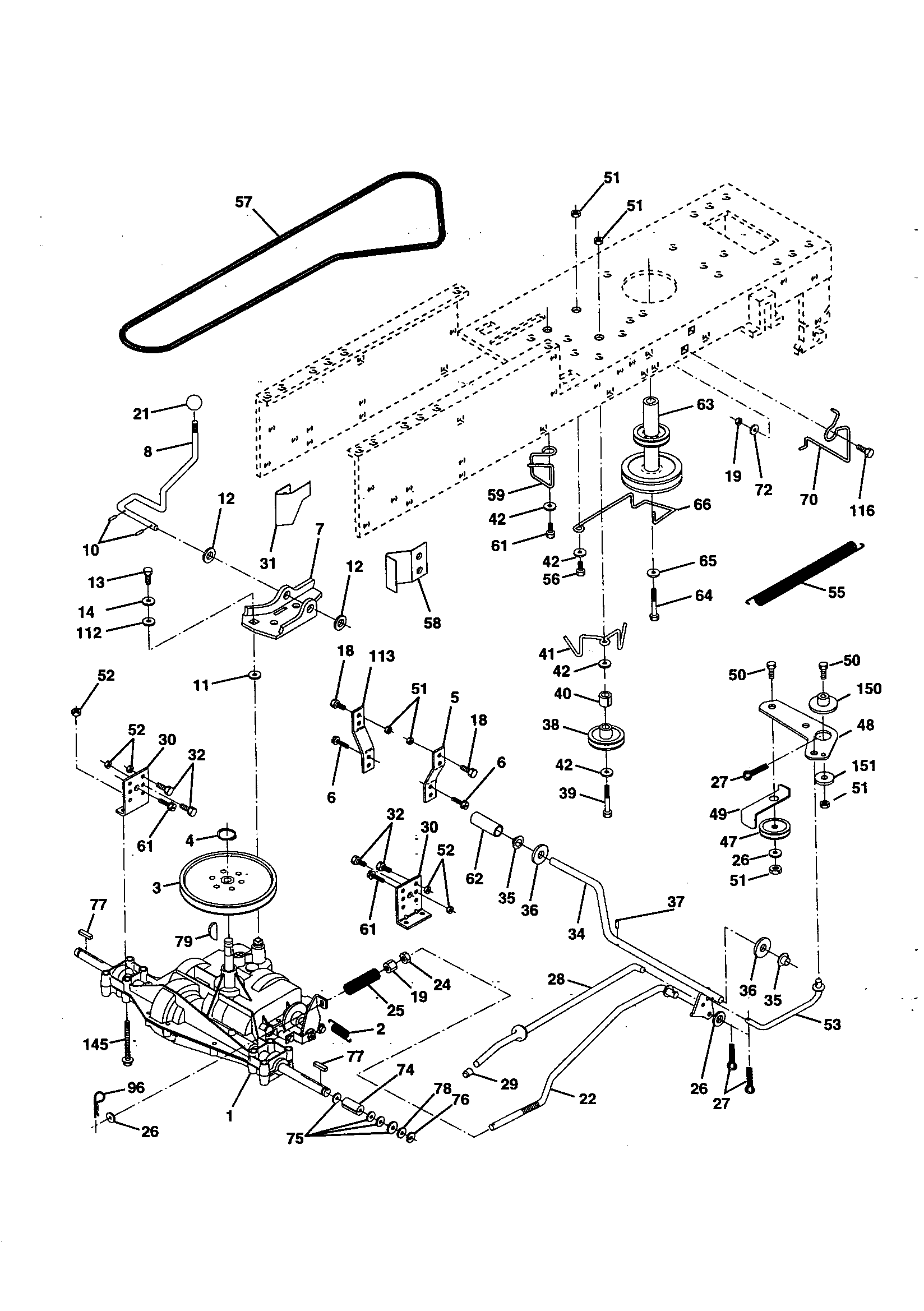 Craftsman 917259140 drive diagram