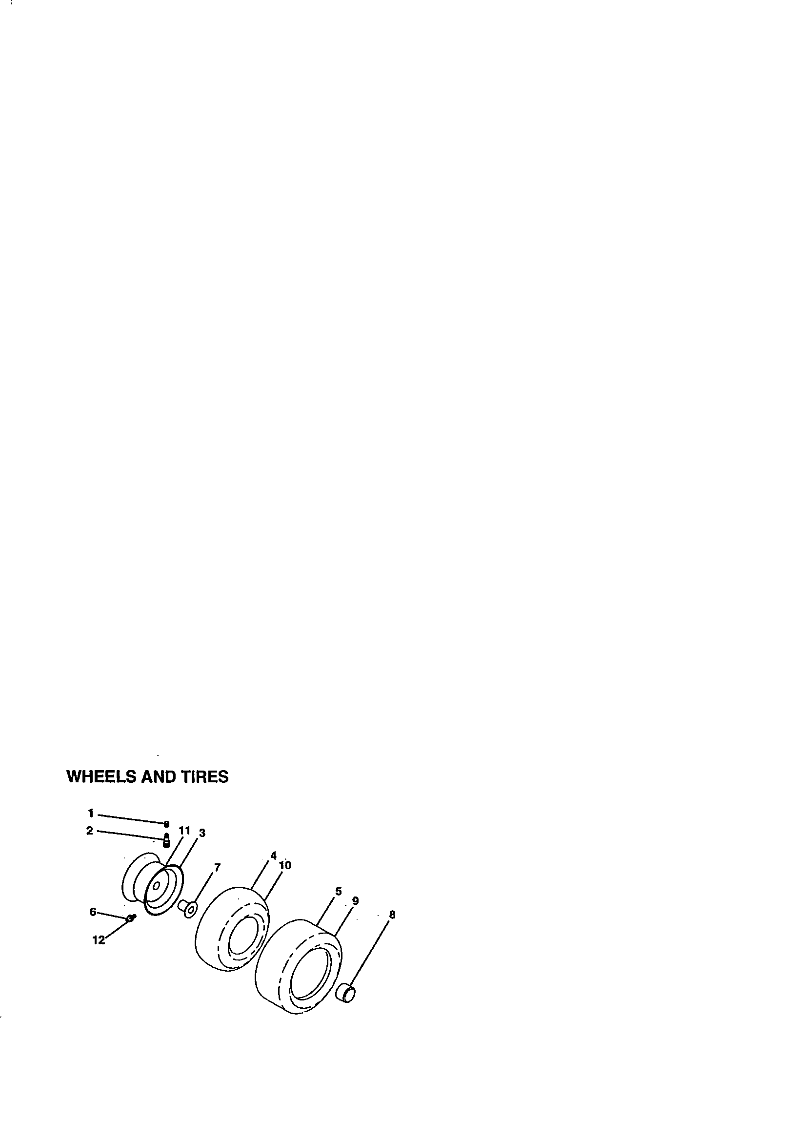 Craftsman 917259860 wheels and tires diagram