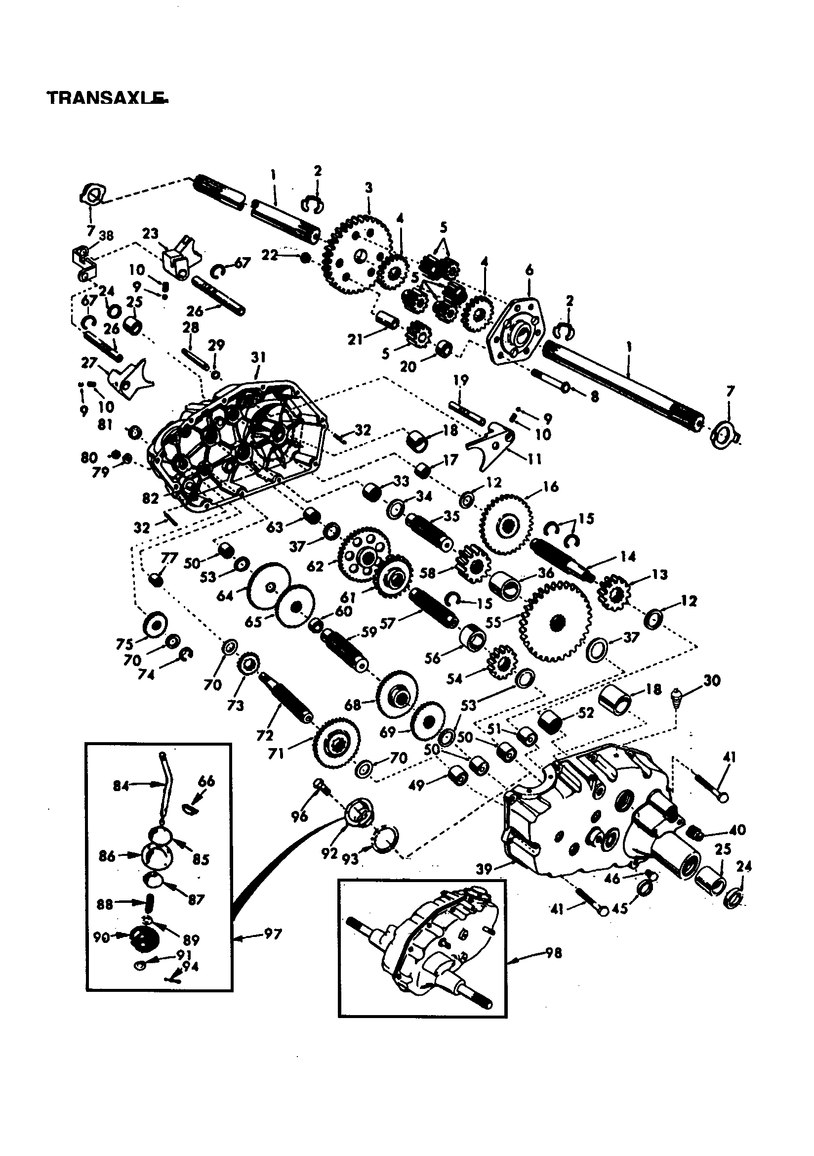 Craftsman 917259860 transaxle diagram