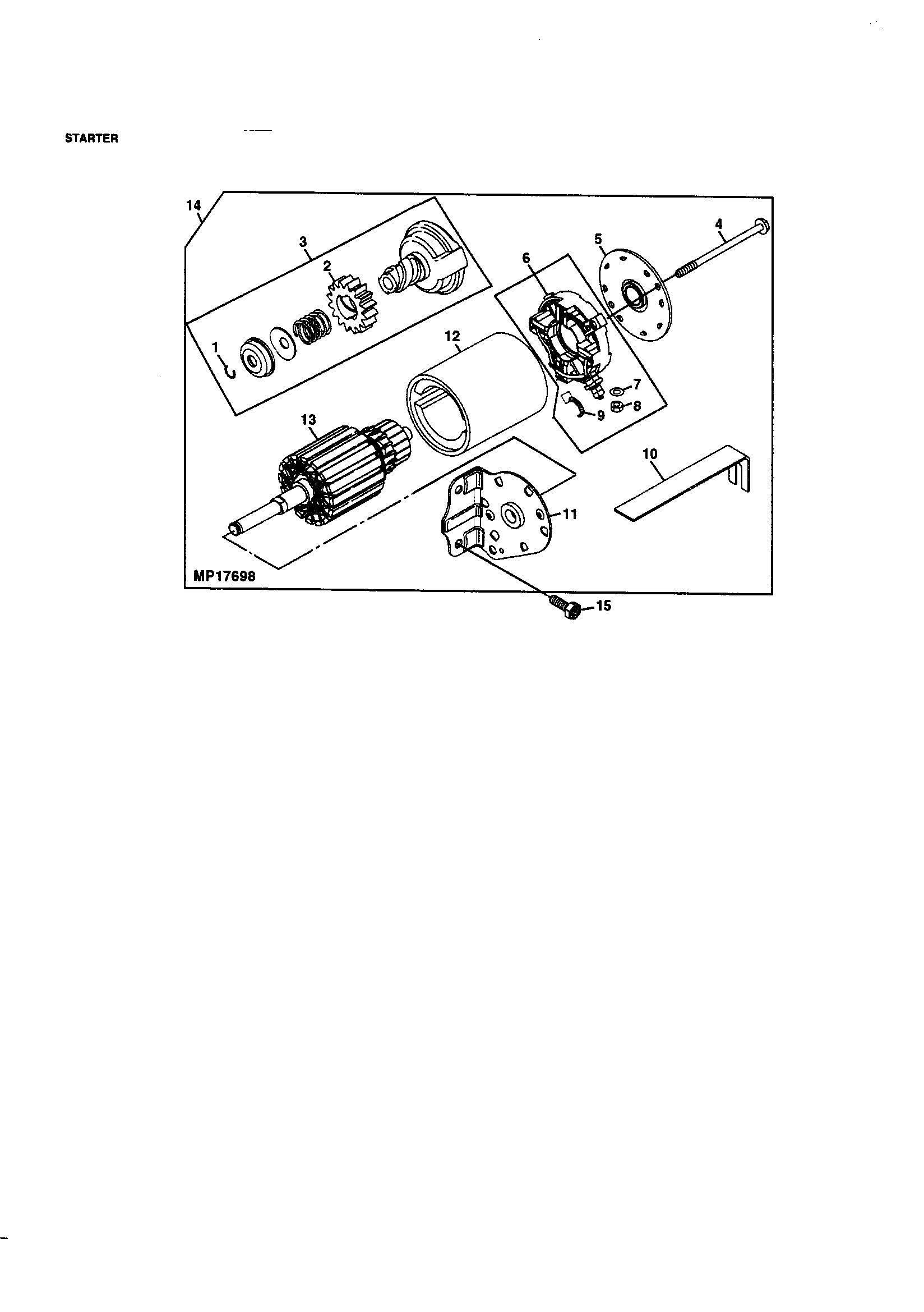 Sabre M02048HXXXXXX starter diagram
