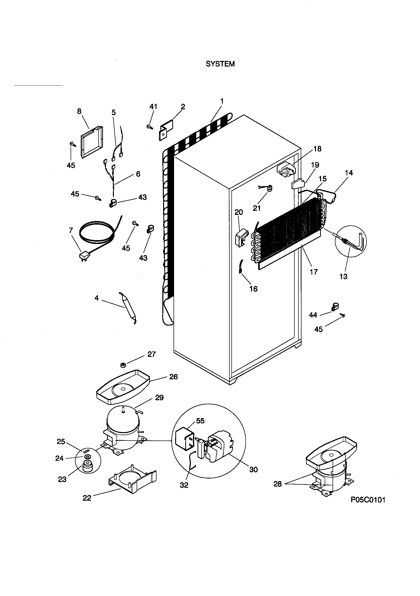 Kenmore 25379152990 system diagram