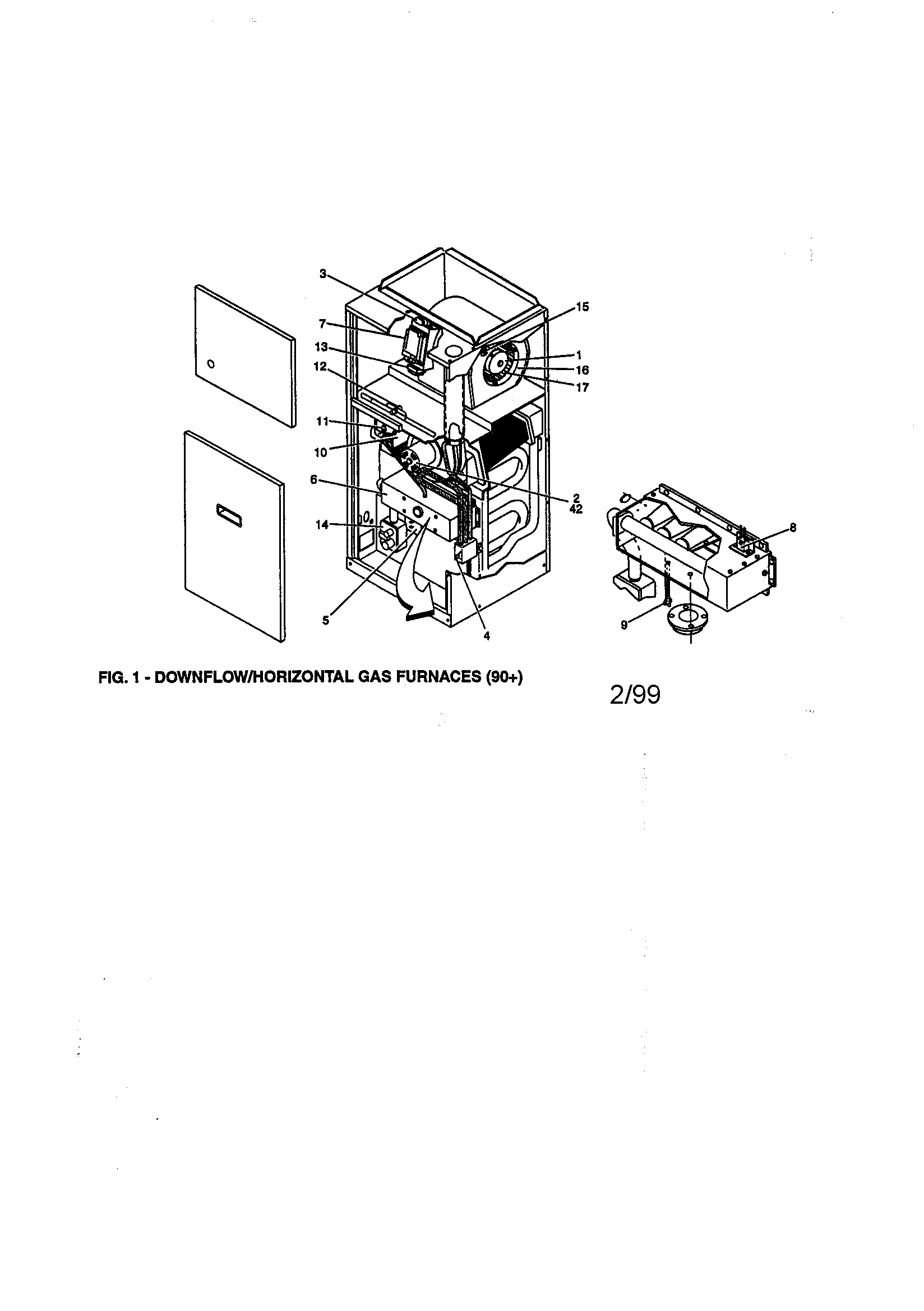 York P3DHA08N03701 fig. 1 diagram