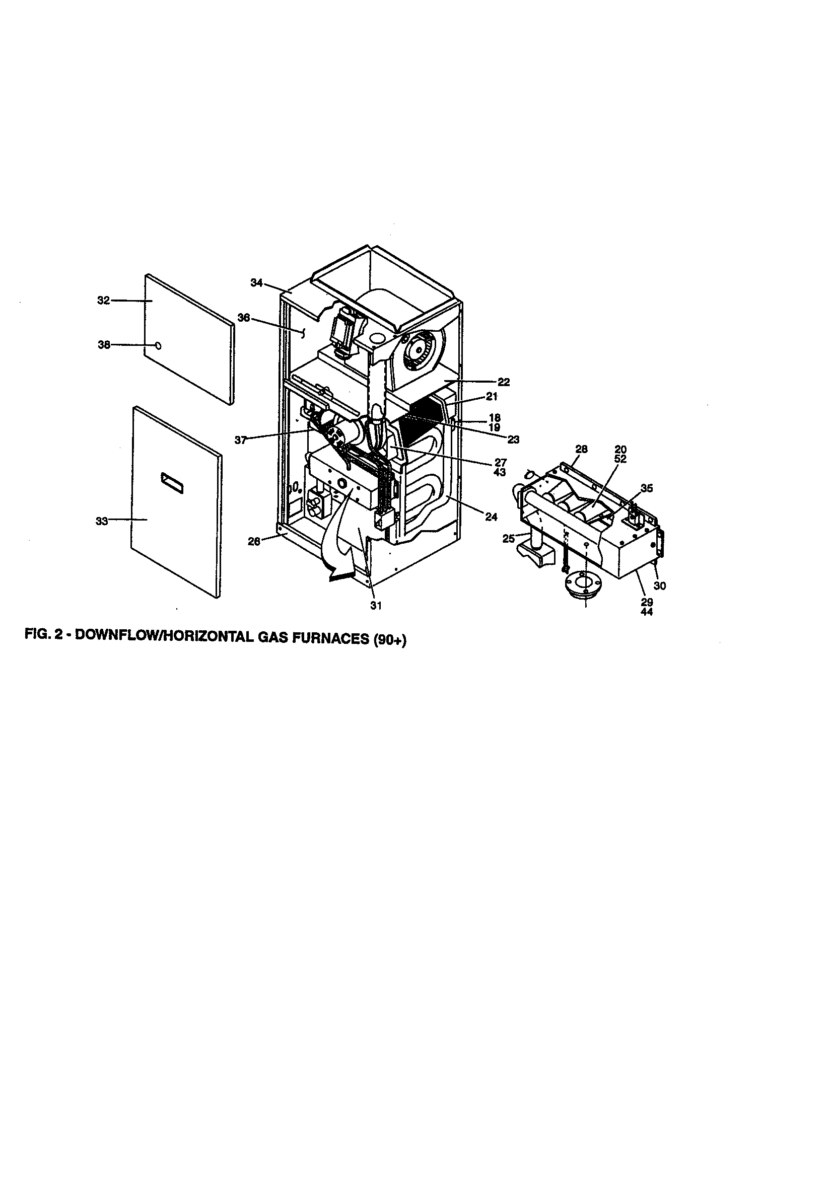 York P3DHA08N03701 fig. 2 diagram