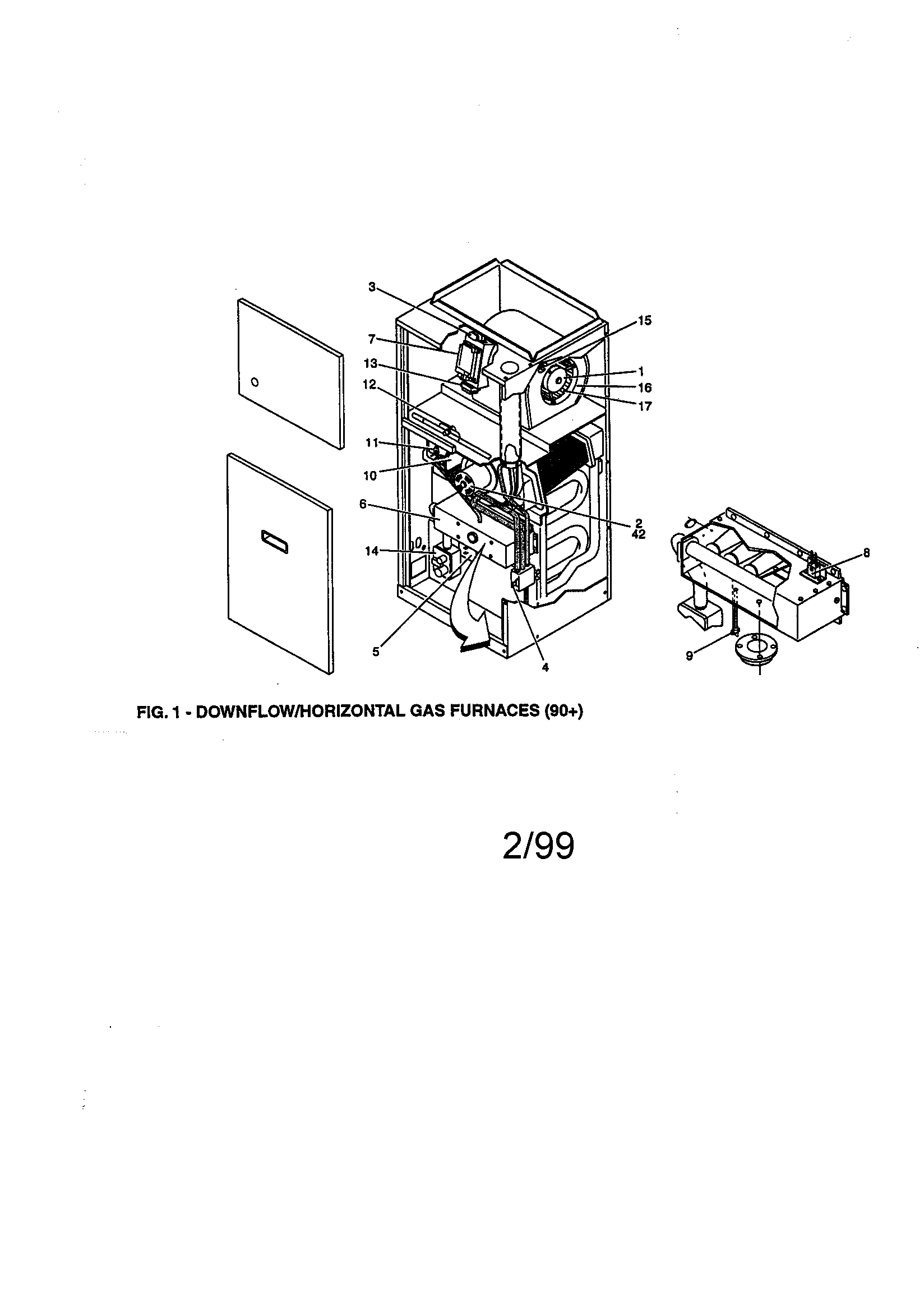 York P3DHC16N07501 fig. 1 diagram