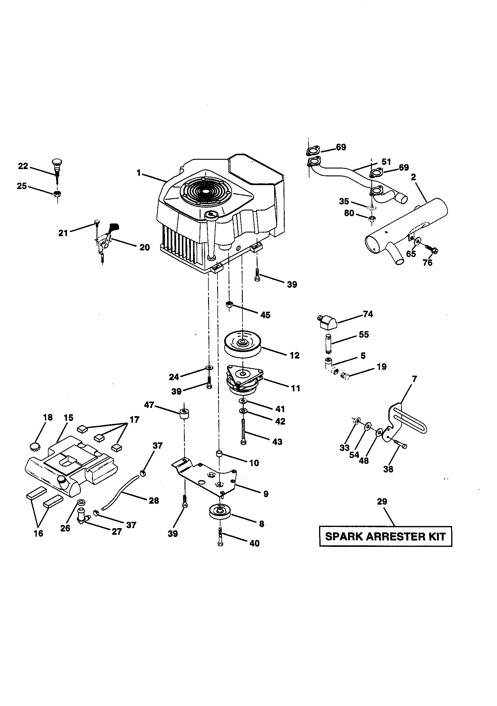 Craftsman 944609900 engine diagram